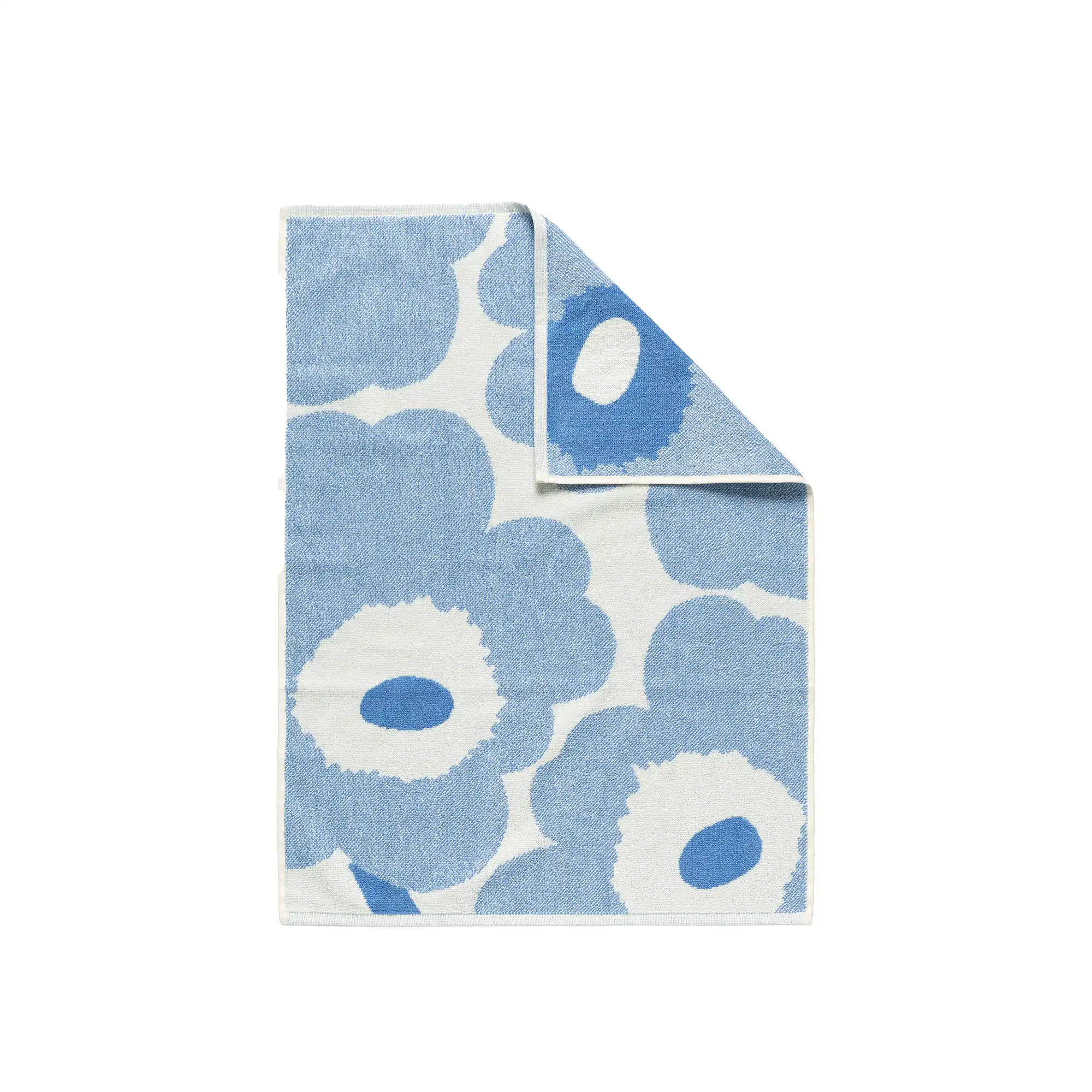 Unikko handhandduk 50x70 cm Cream & Sky Blue