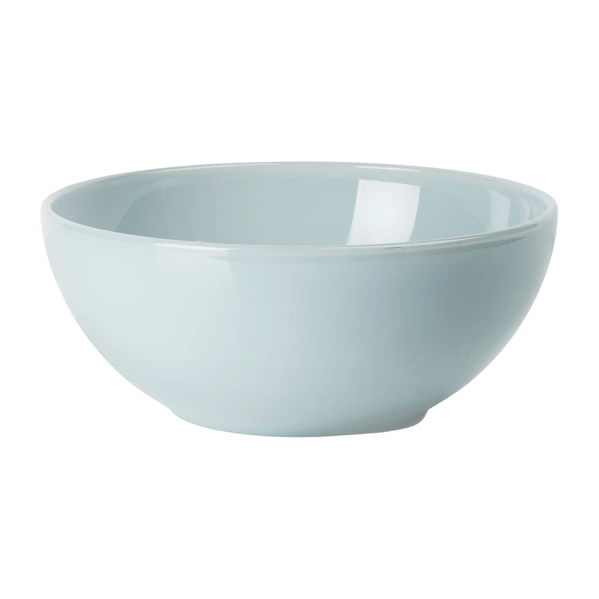 Milk Large Bowl Blue Fog