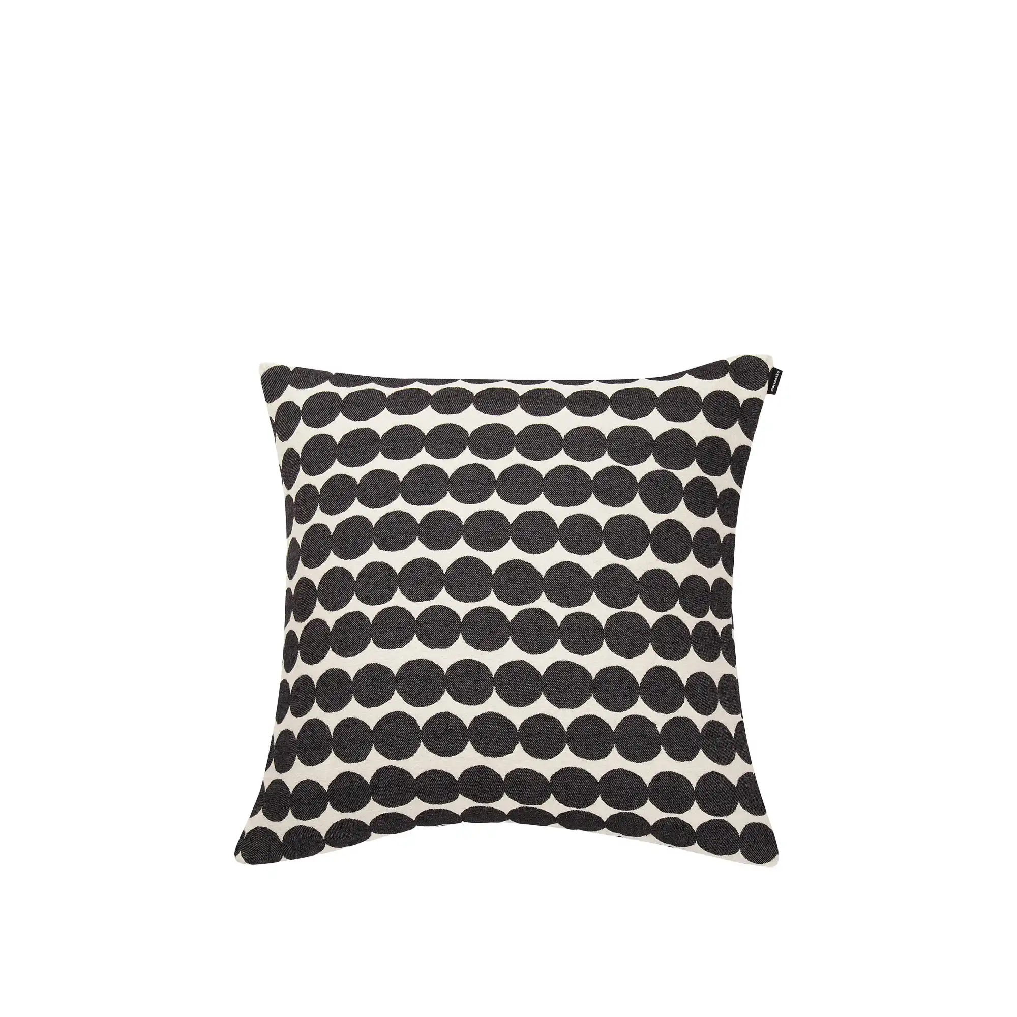 Räsymatto kuddfodral 50x50 white, black
