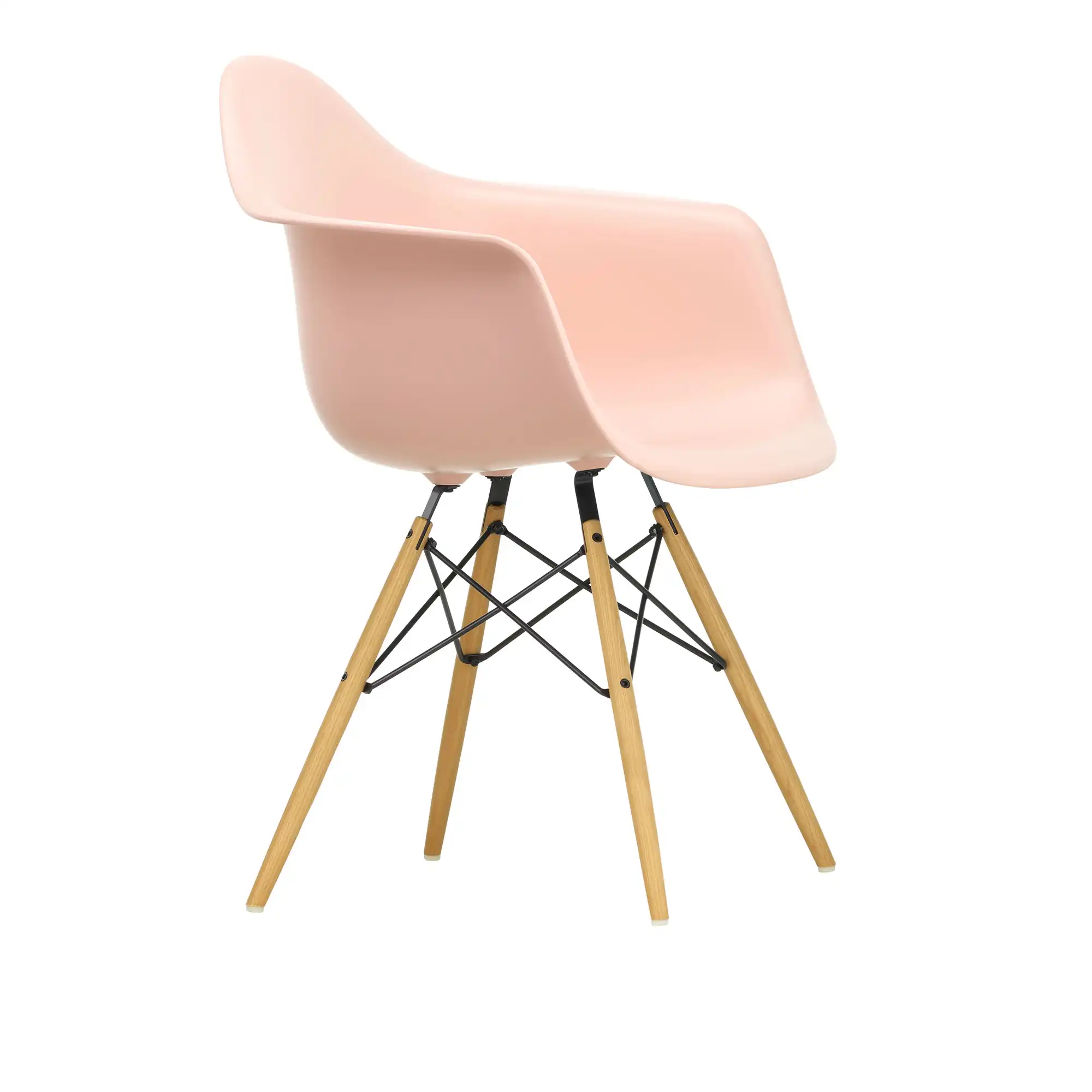 Eames Plastic Armchair DAW - 41 Pale Rose - Ash Honey Tone