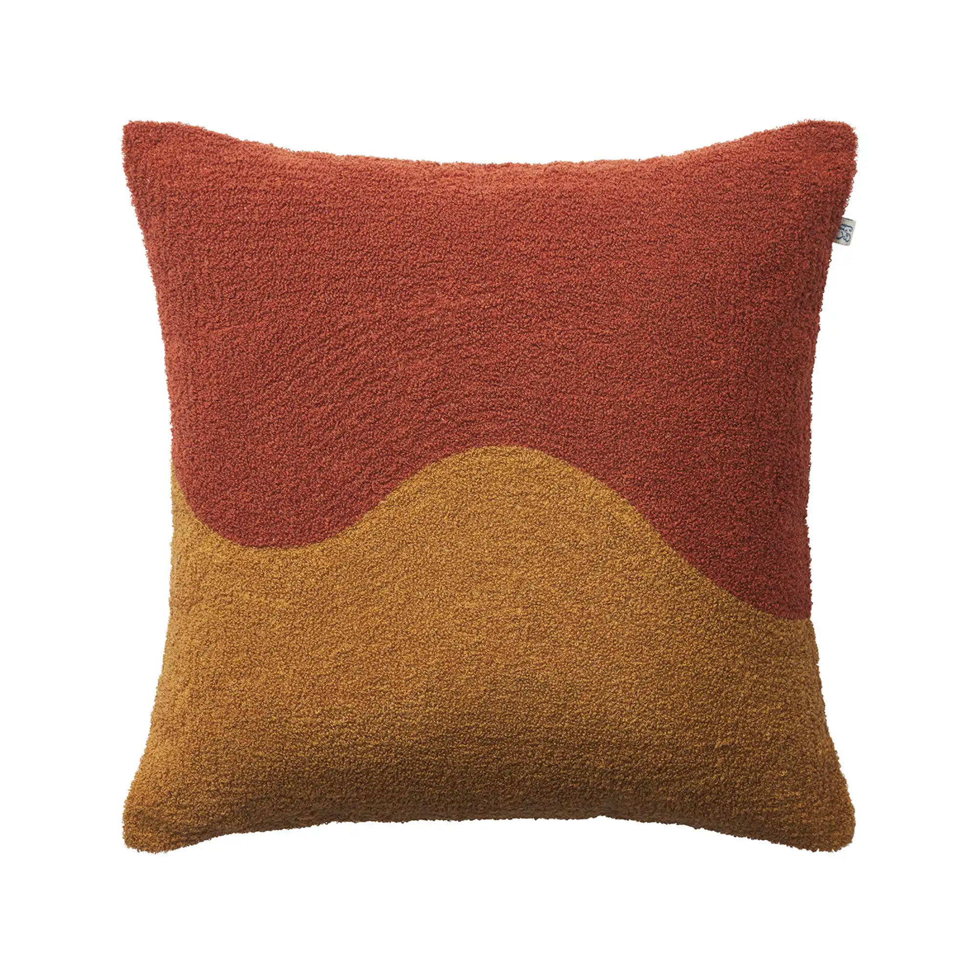 Yogi Cushion Cover - Amber/Off White