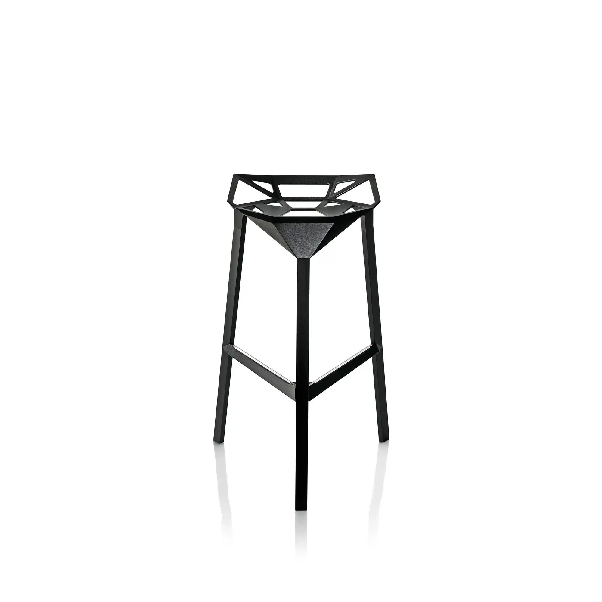 Stool One High H77 Black