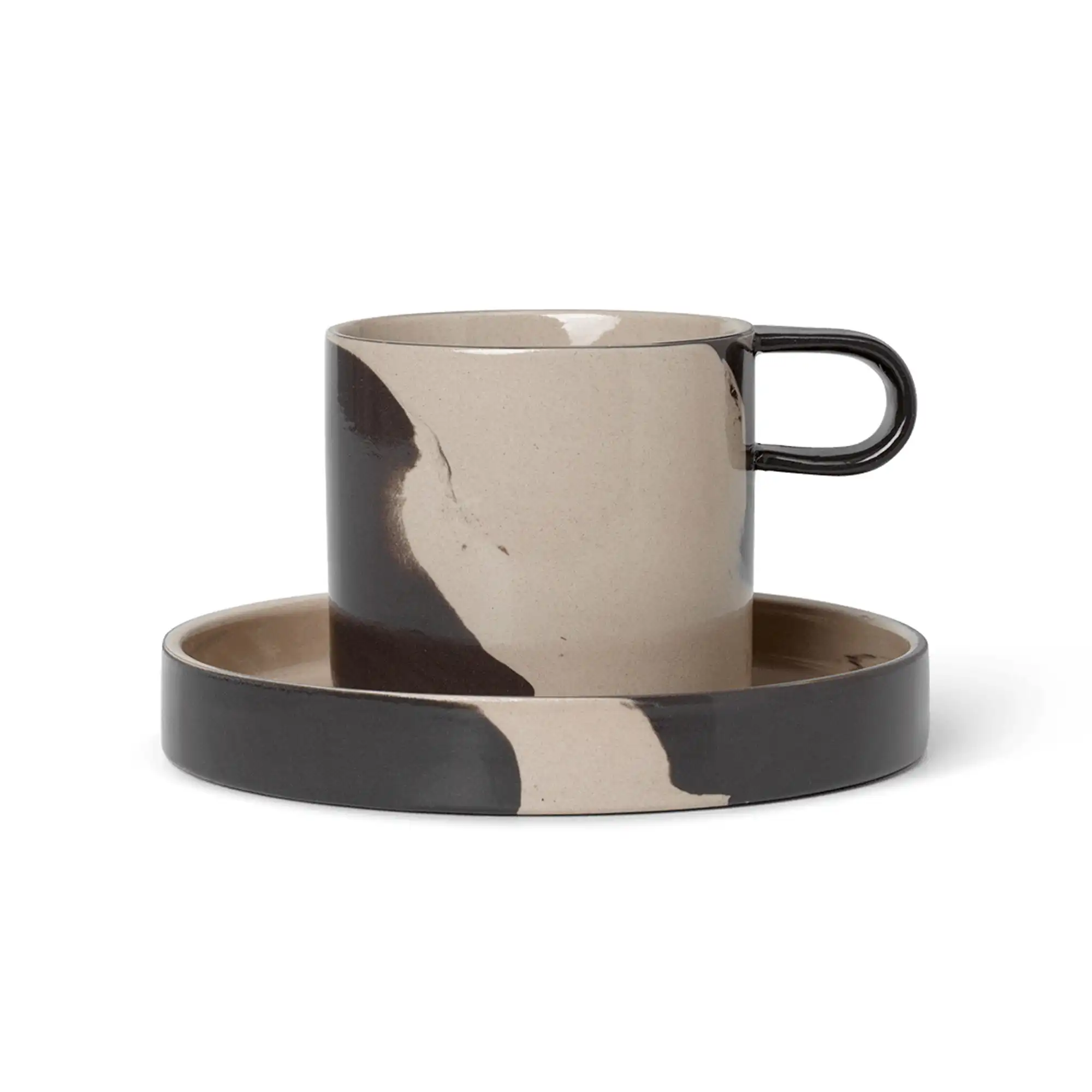 Inlay Cup with Saucer