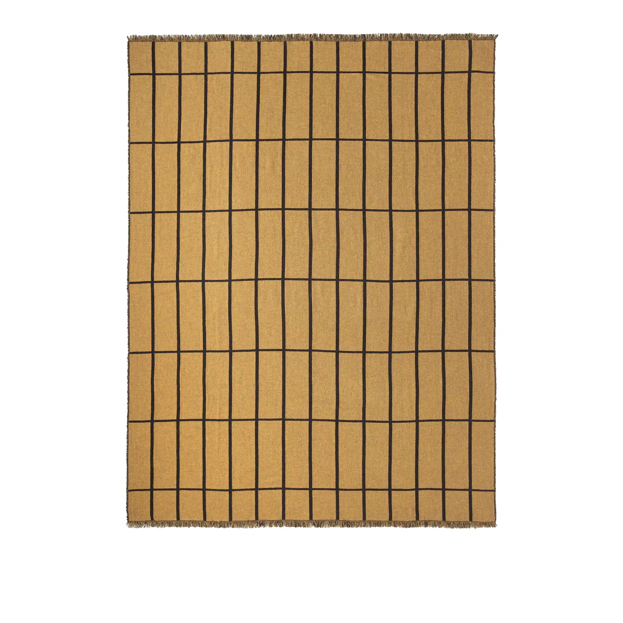 Tiiliskivi pläd 130x175 cm caviar, gold