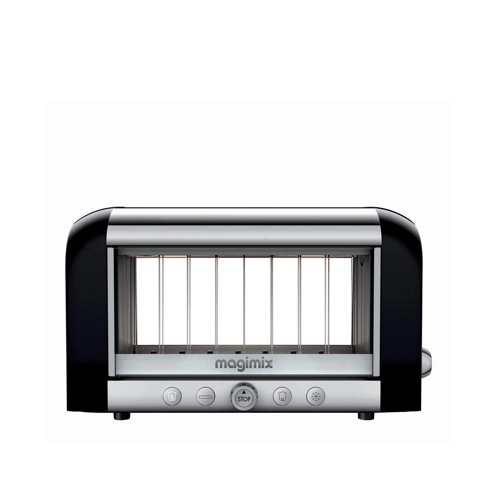 Vision Toaster - Black/Steel