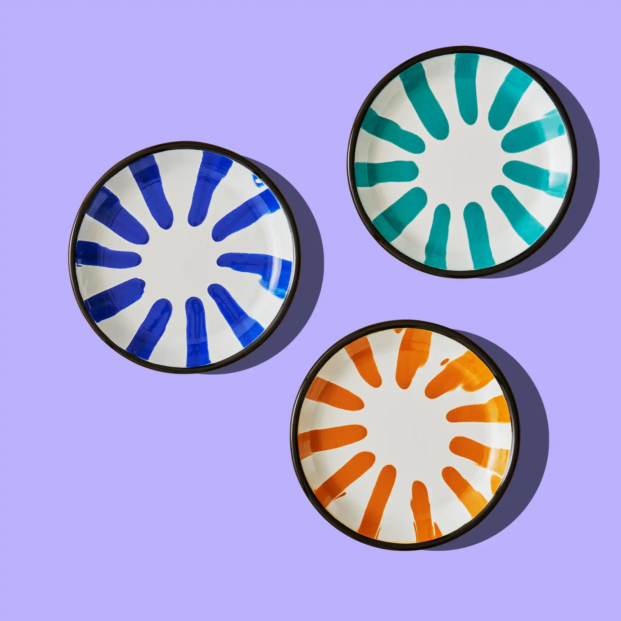 A Little Color Dessert Plate - Yellow
