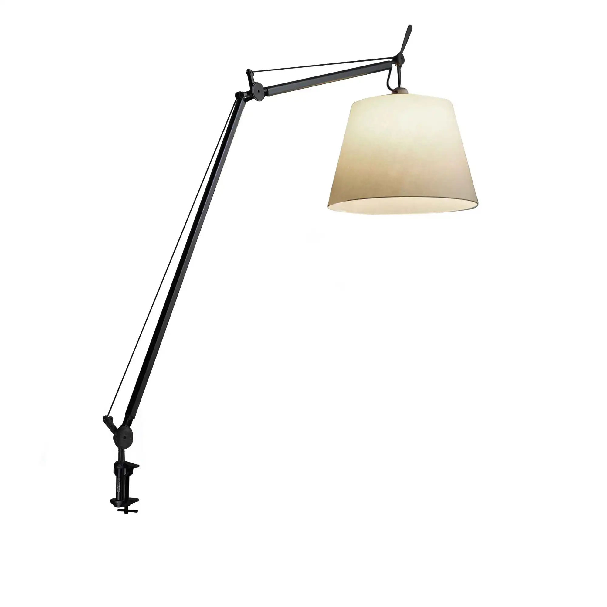 Tolomeo Mega Skrivbordslampa - Svart