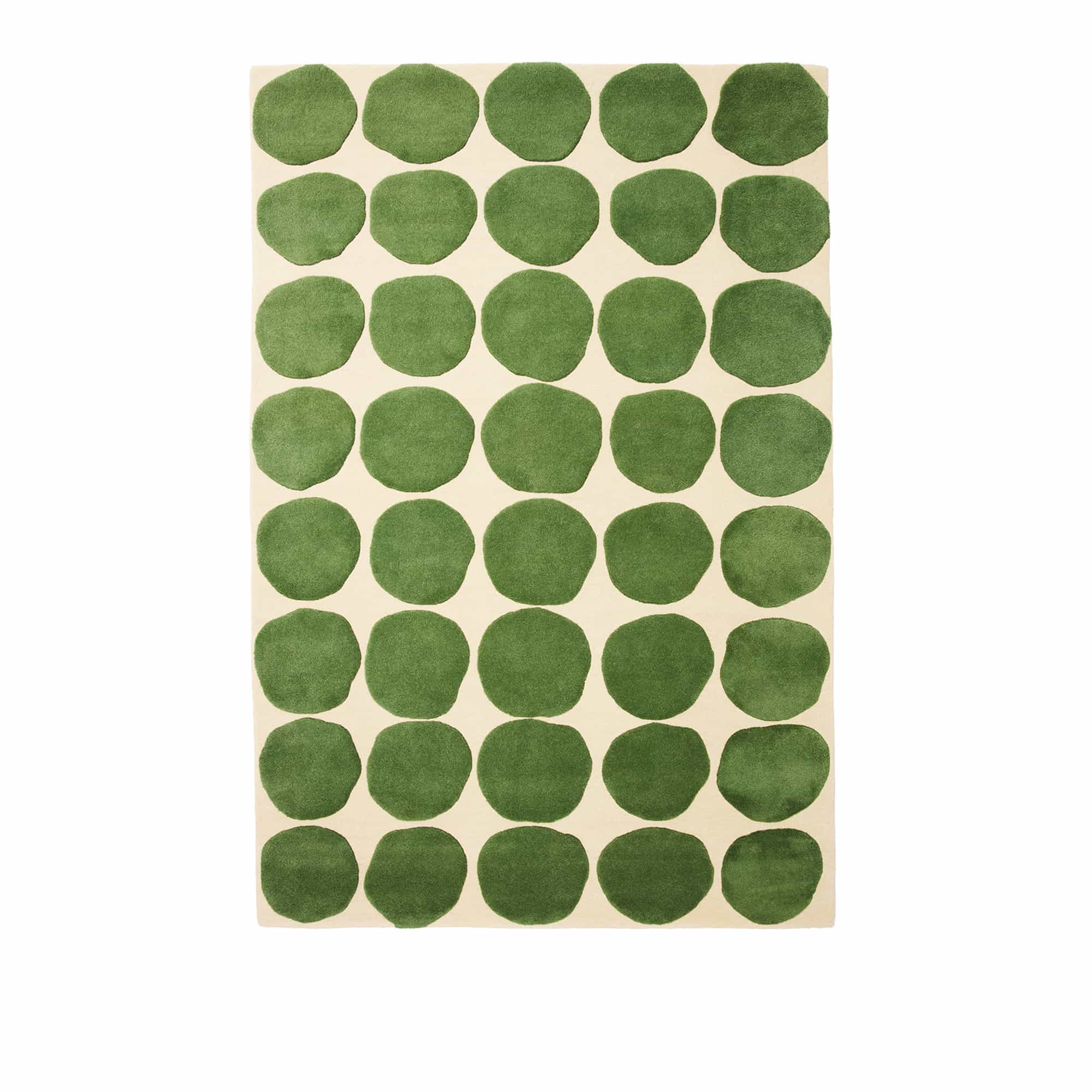 Dots 2 Level Carpet Light Khaki/Cactus Green