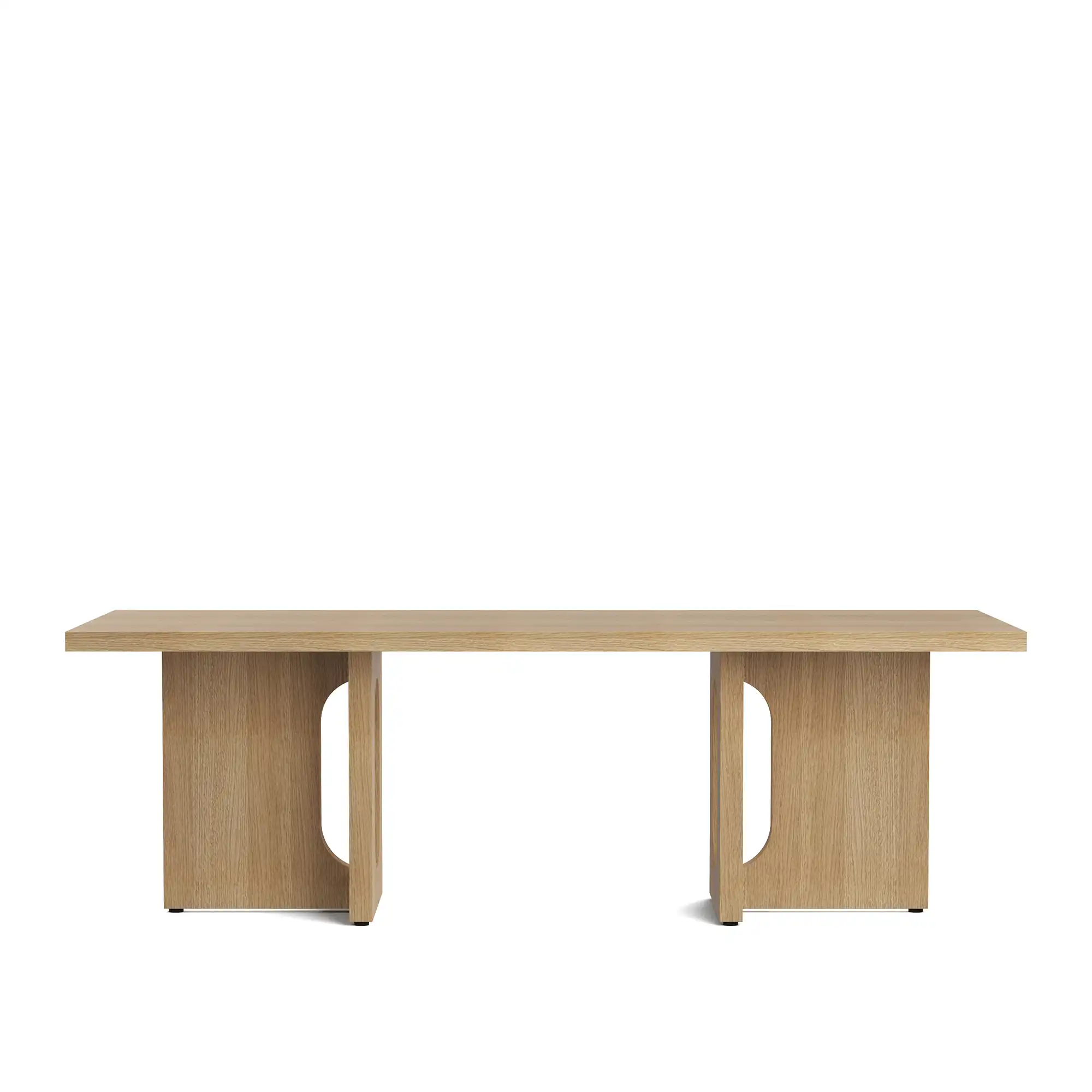 Androgyne Lounge Table, Base Natural Oak, Top Natural Oak