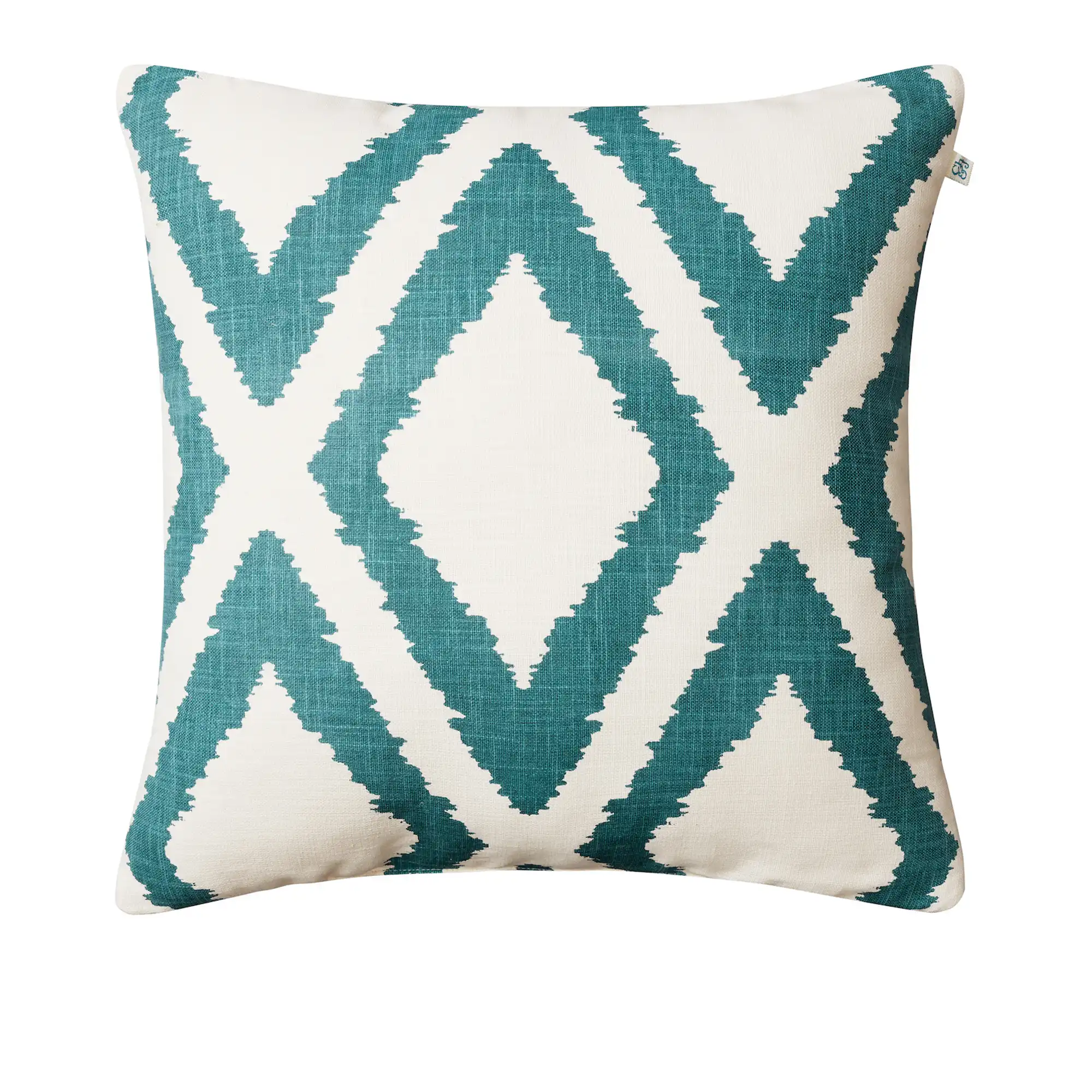 Diamond Outdoor Cushion 50x50 cm - Heaven Blue/Off White