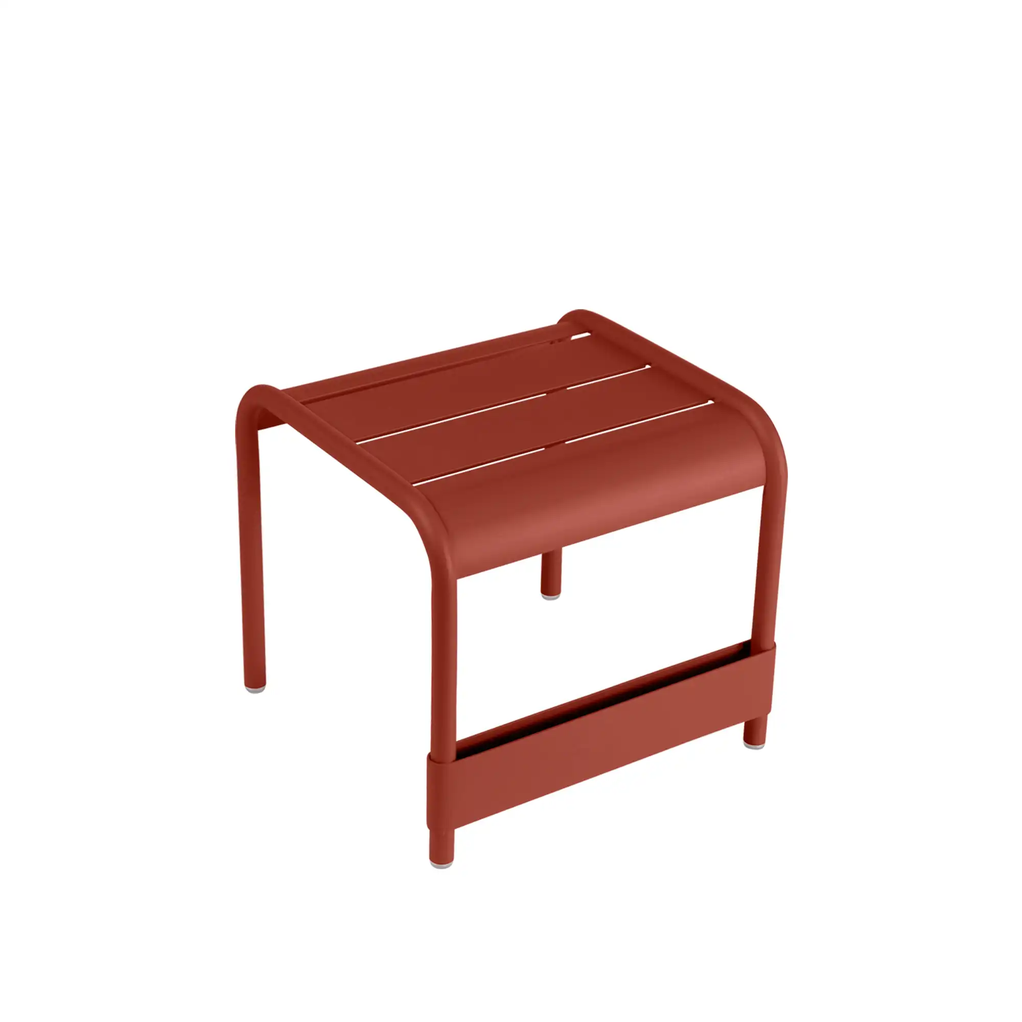 Luxembourg Small Low Table/Footrest, Red Ochre