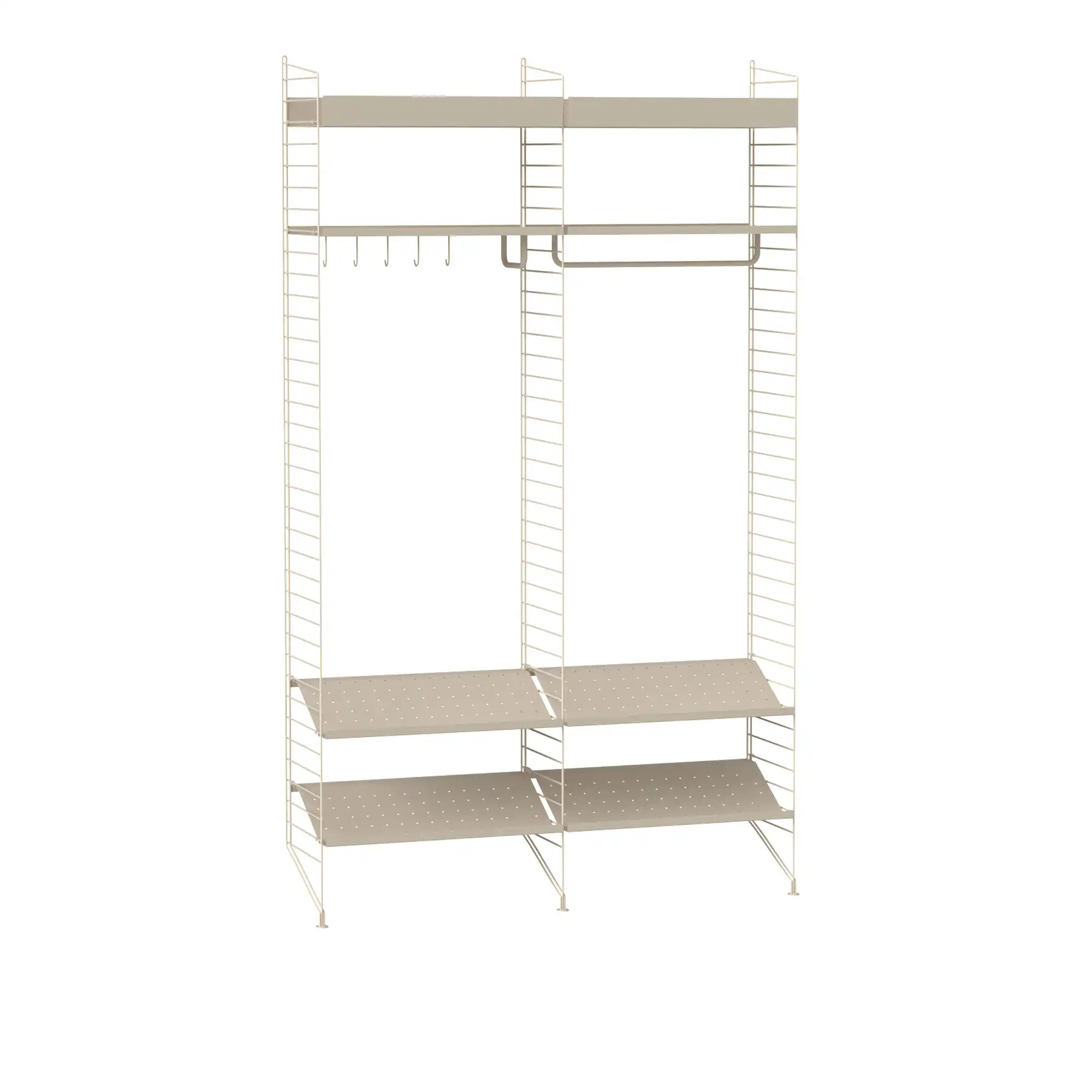 Hall hyllsystem K beige/beige