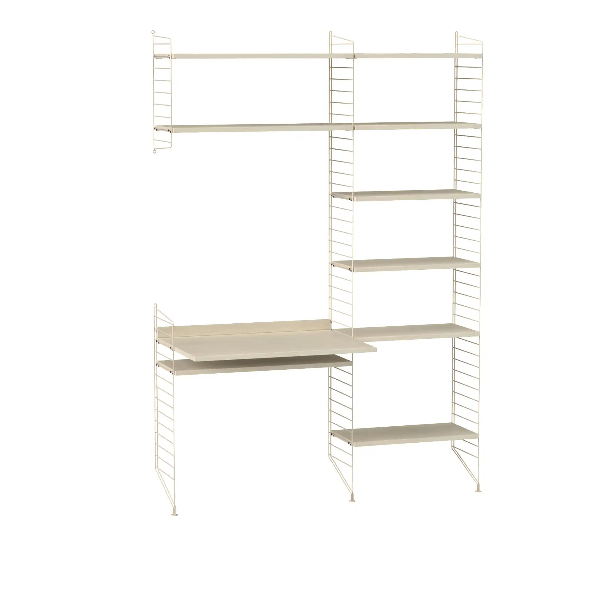 Kontor hyllsystem G ask/beige