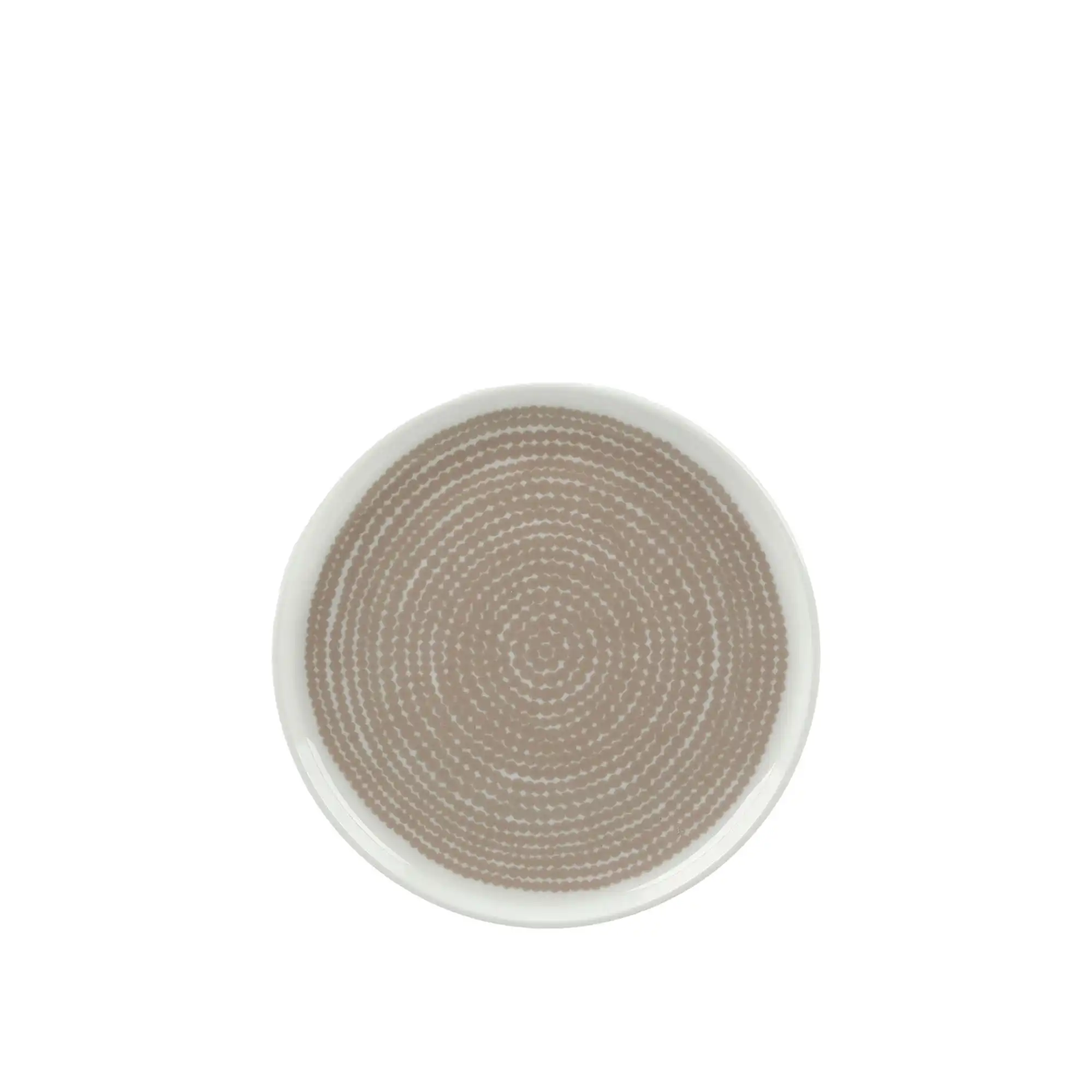 Siirtolapuutarha tallrik 13,5 cm white, beige