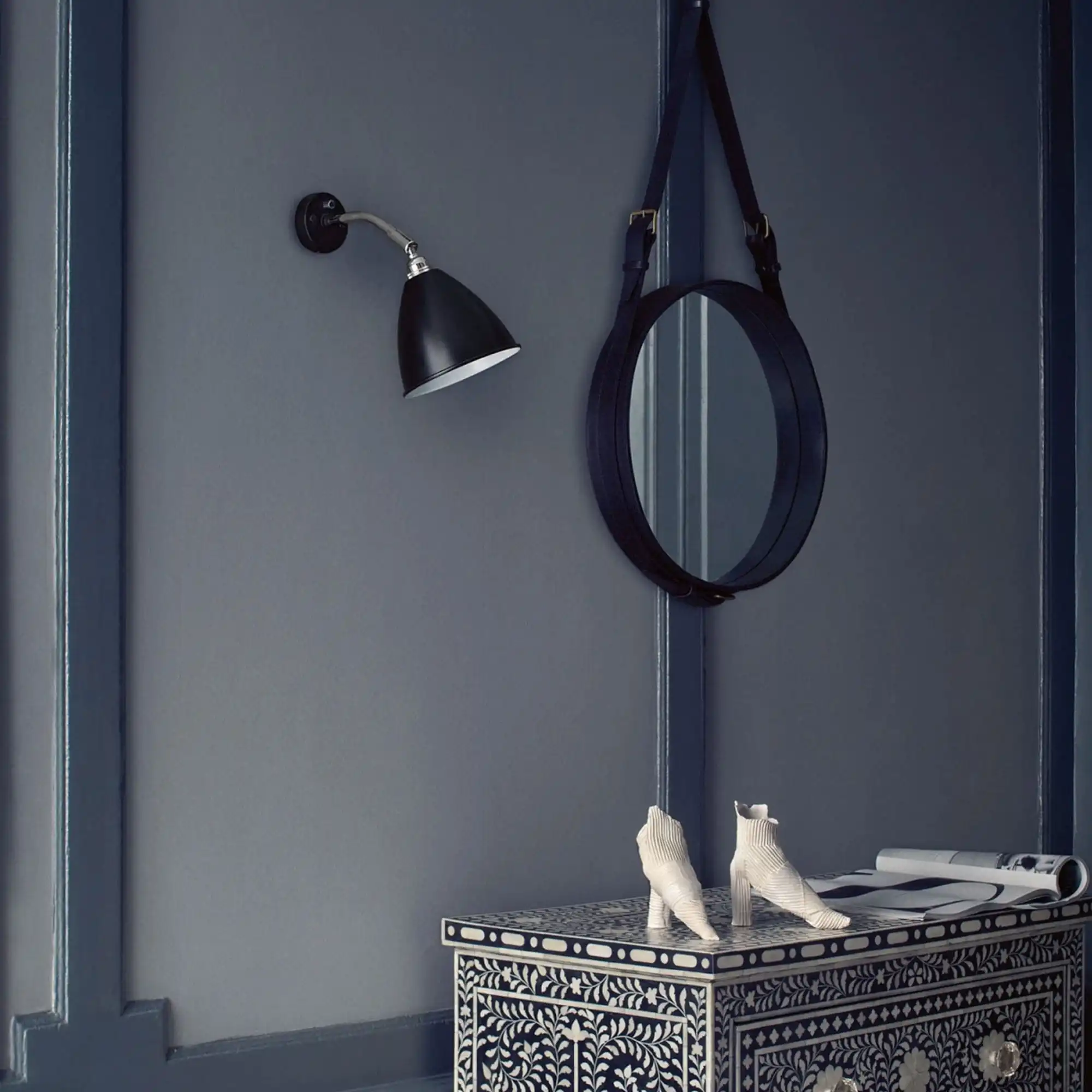 Bestlite BL7 vägglampa krom