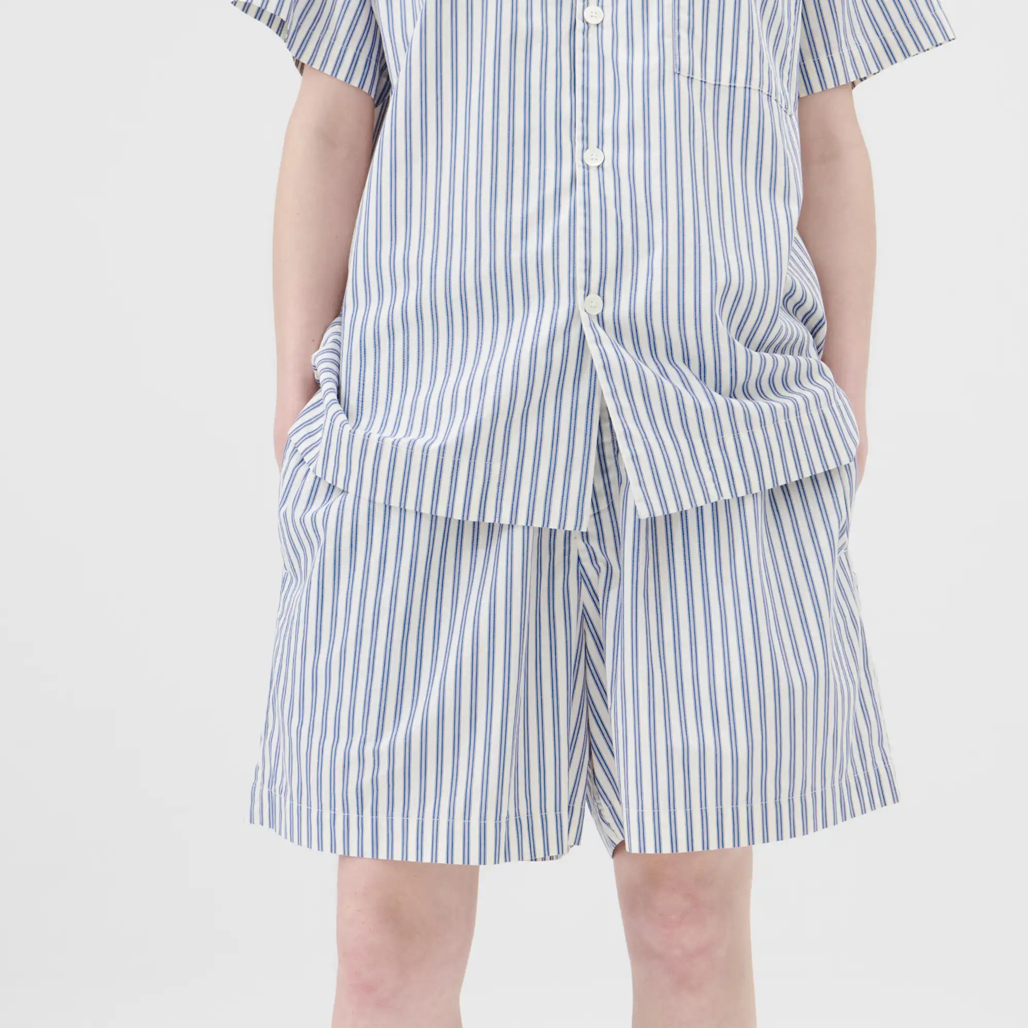 Poplin Pyjamas Shorts Skagen Stripes