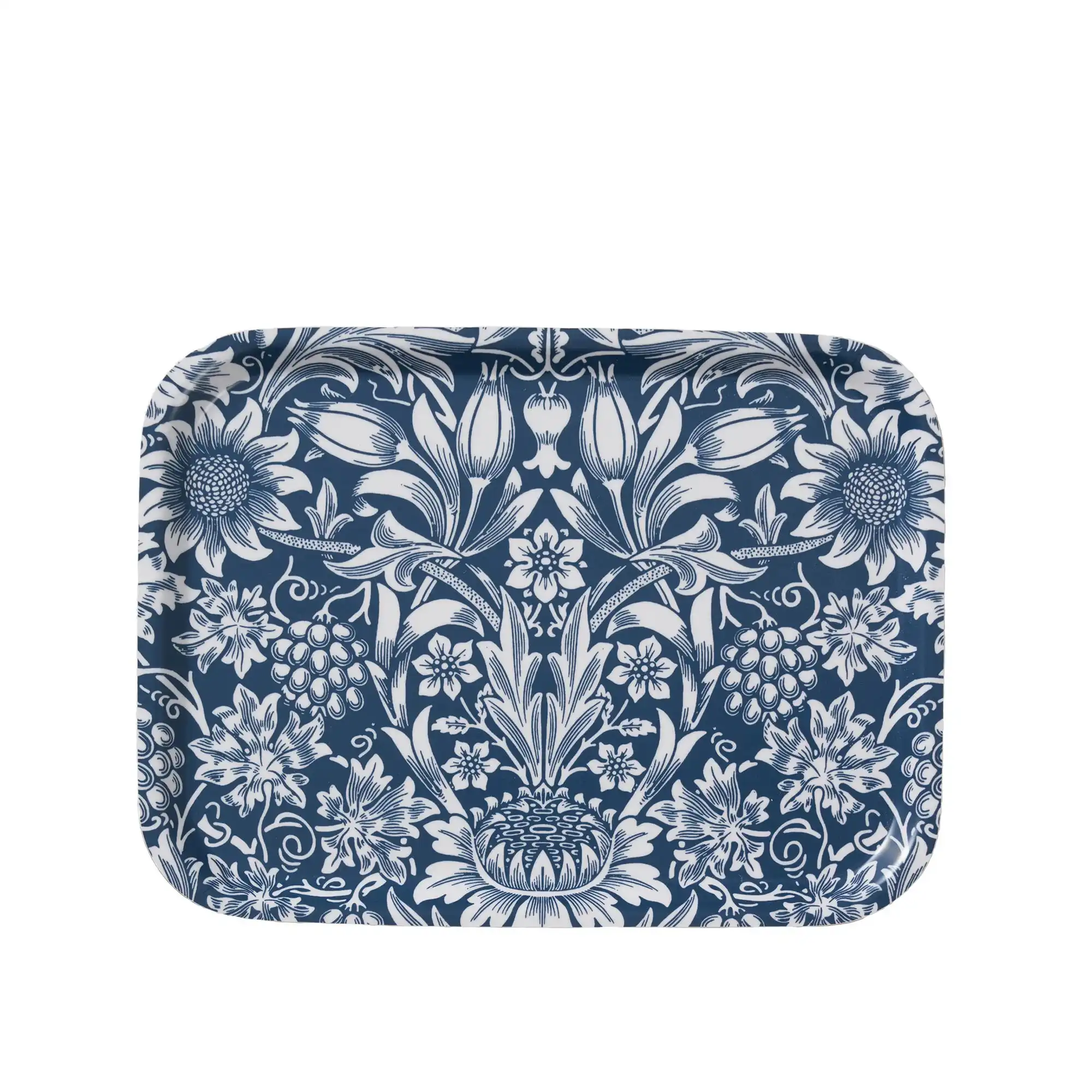 Sunflower Rectangular Tray Golden