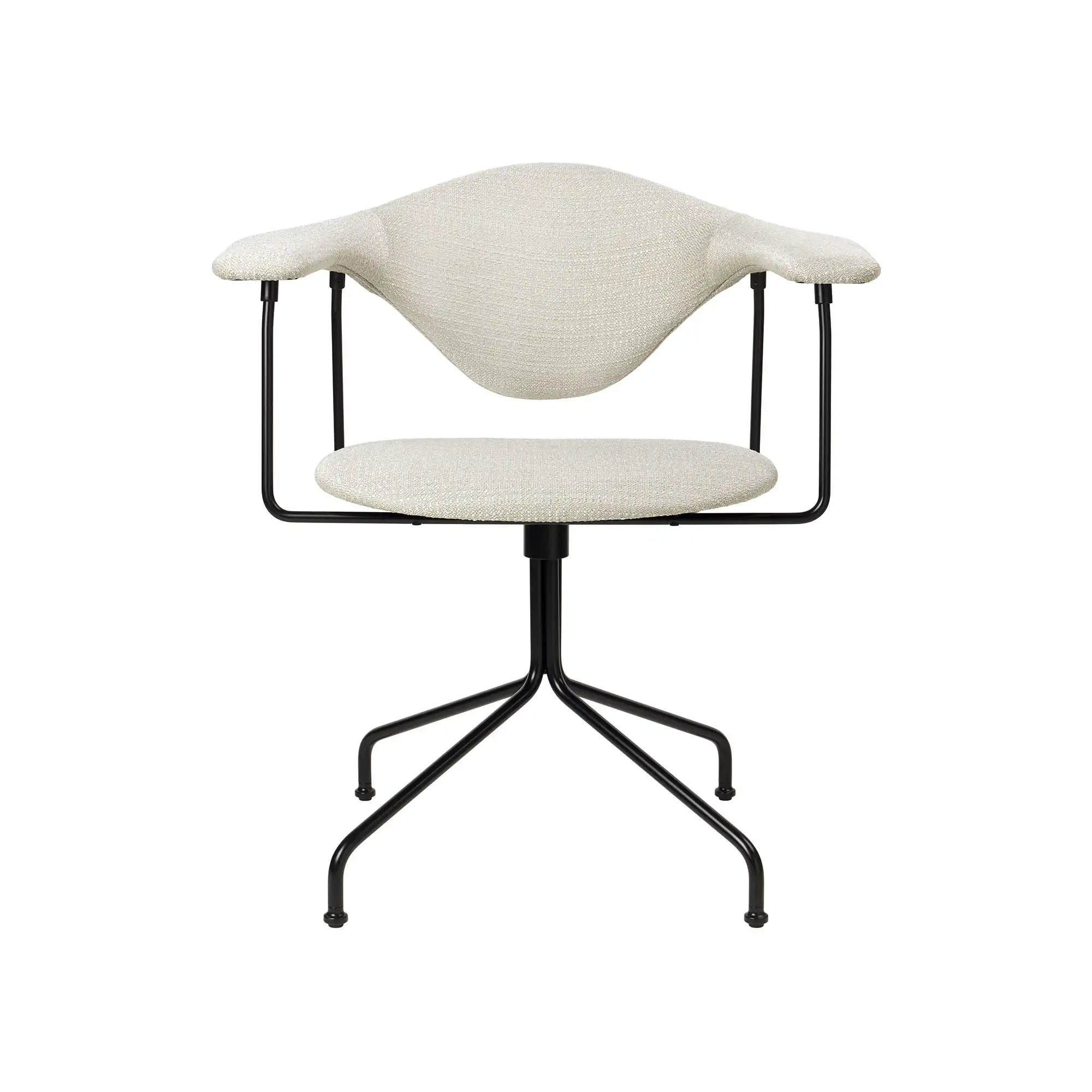 Masculo Meeting Chair - Fully Upholstered, Swivel base, PG. B Dedar, Eero Special FR 106