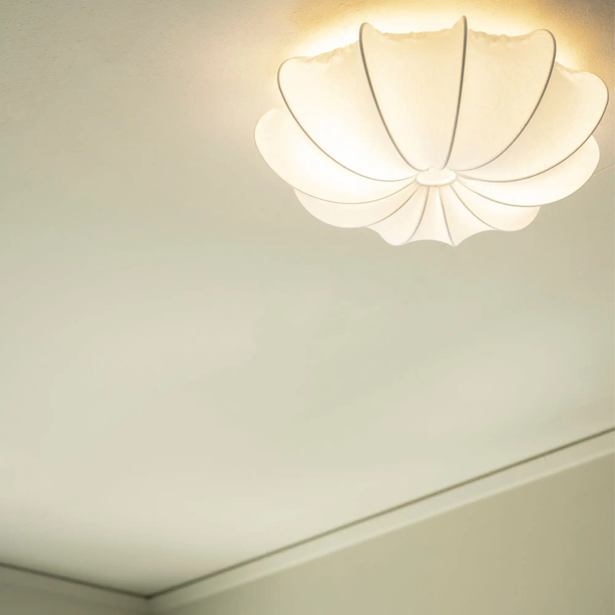 Anna Cotton White Ceiling Fixture