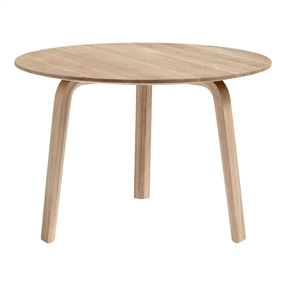 Bella Coffee Table, WB Lacquered Oak, Ø60 x H39 cm