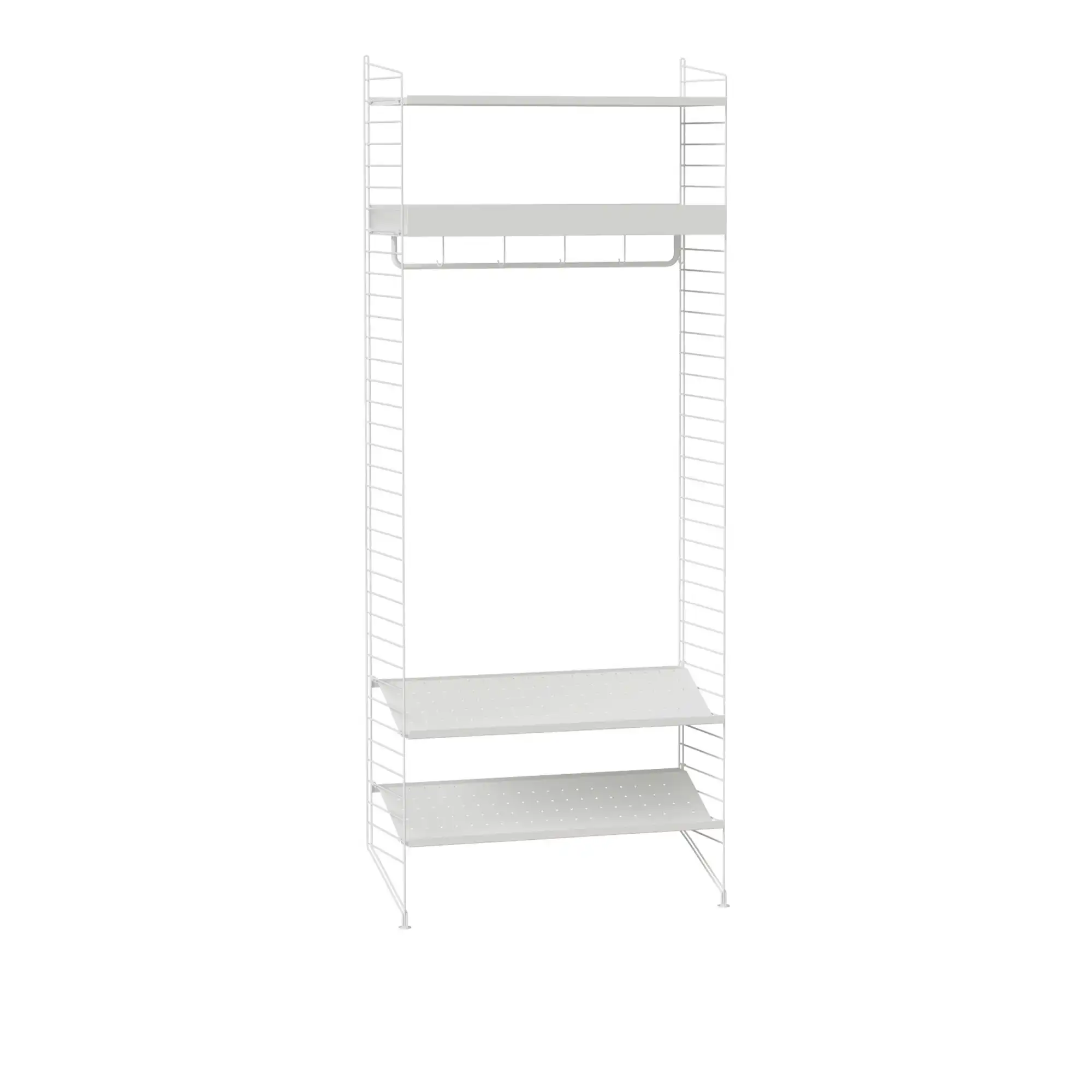 Hall hyllsystem R vit/vit
