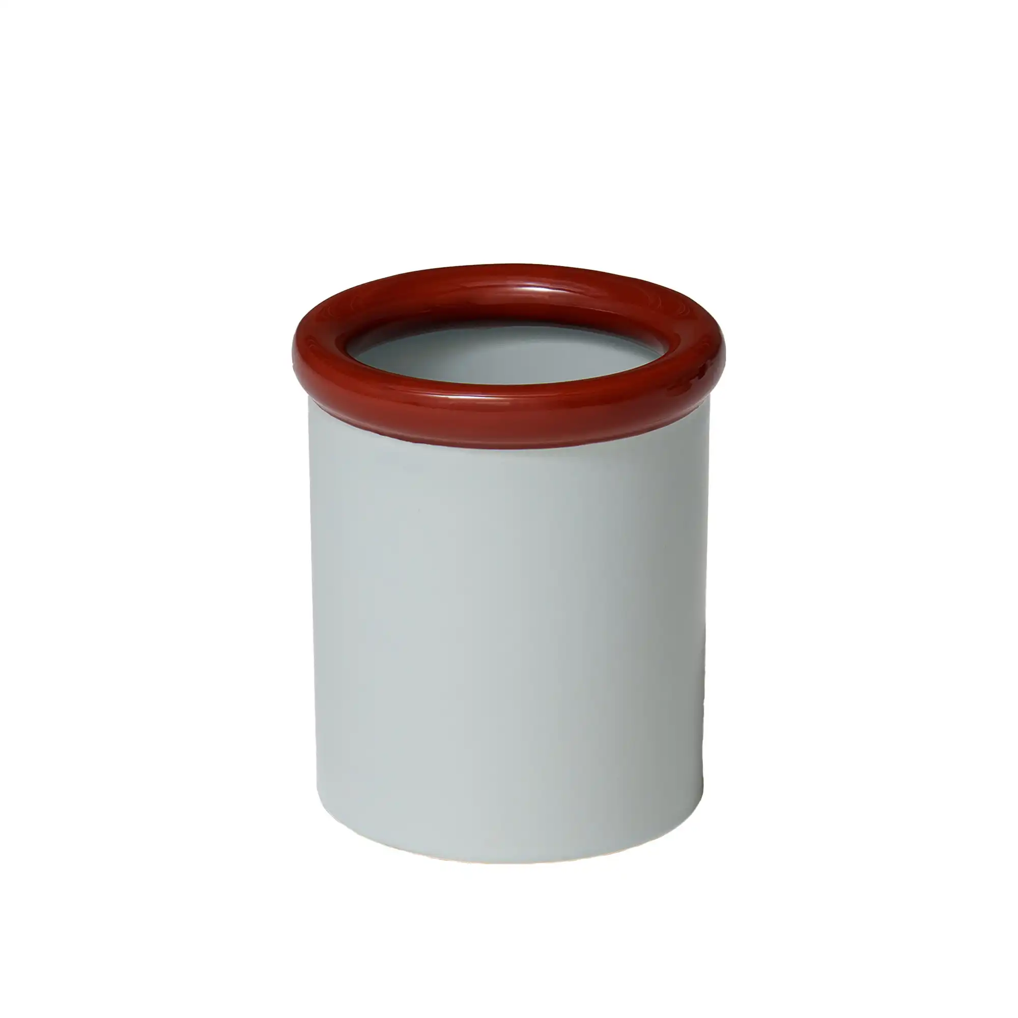 ROD Pot ceramic H175 x Ø153 Terracotta/Light blue
