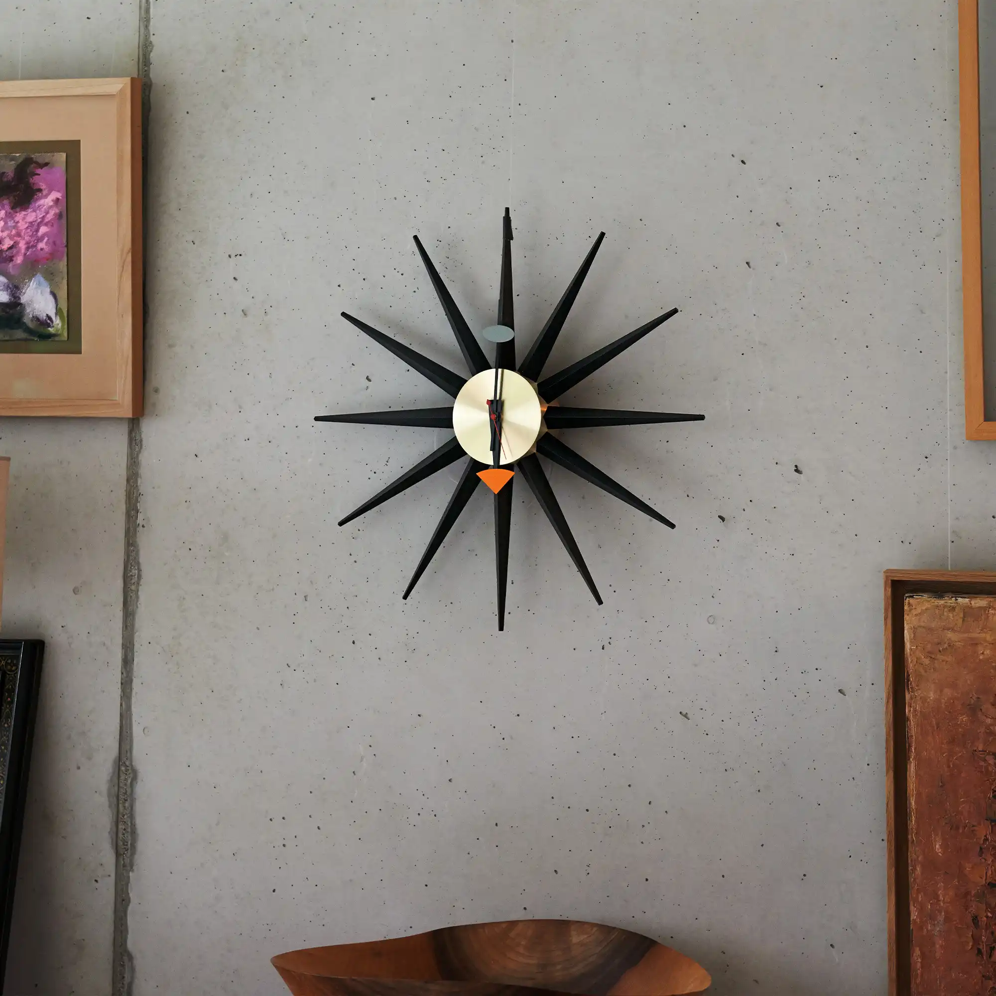 Sunburst Clock