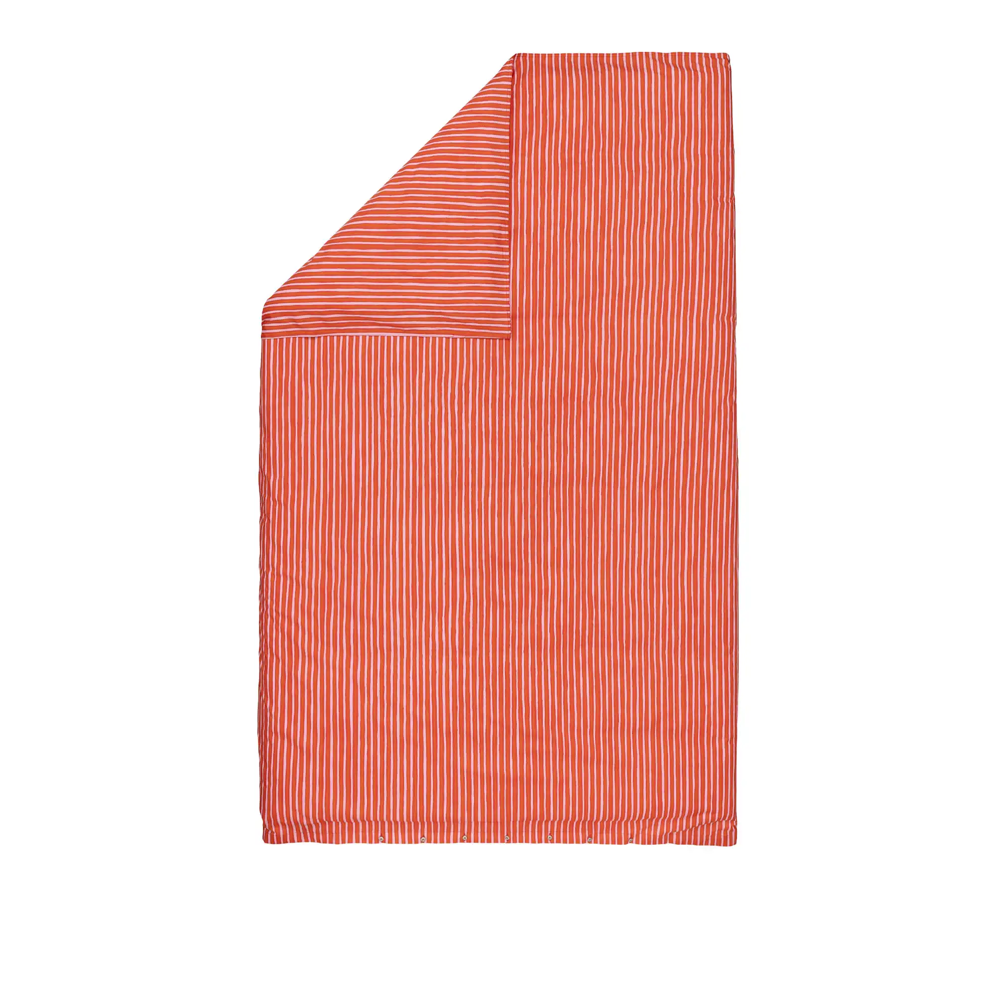 Piccolo påslakan warm orange, pink