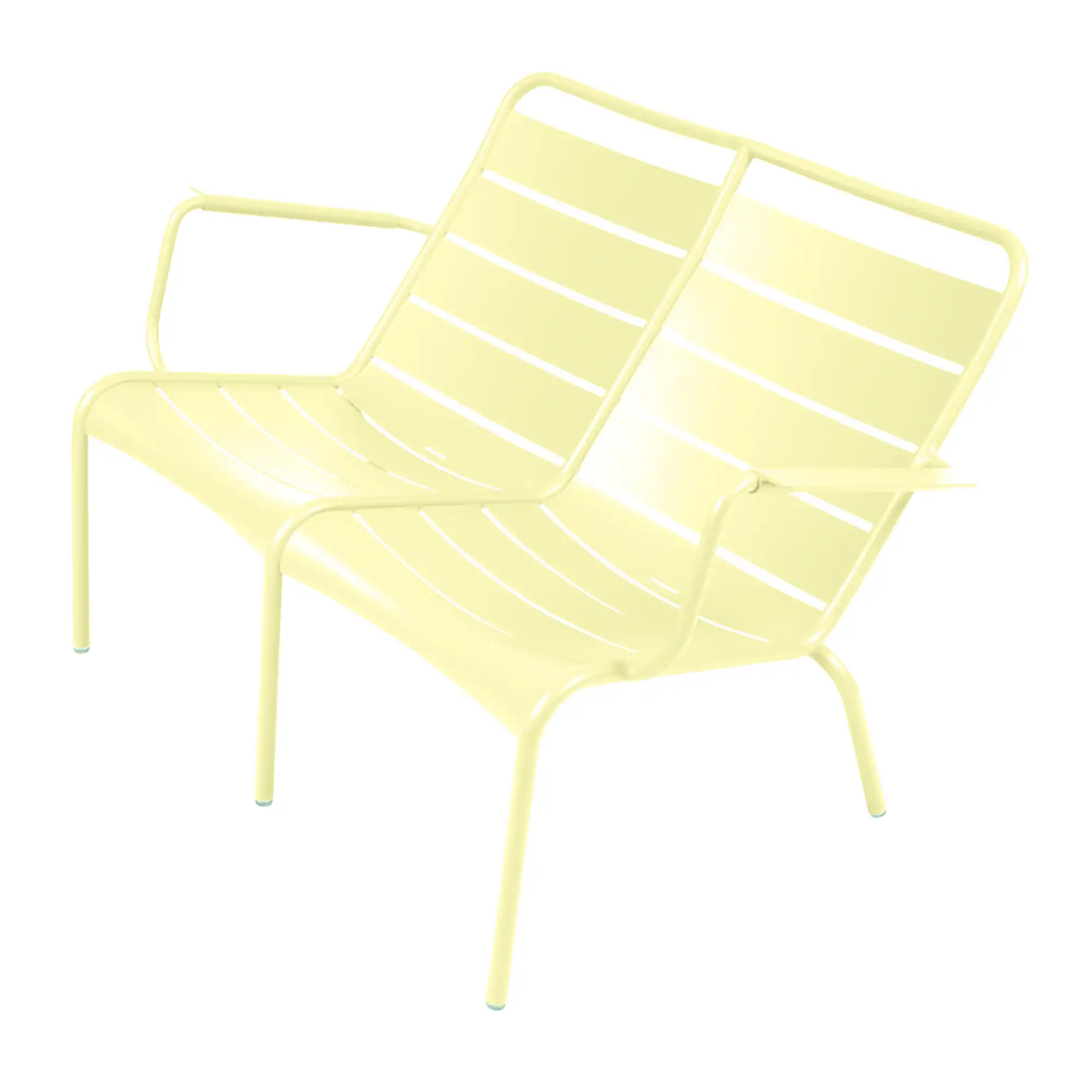 Luxembourg Duo Low Armchair Frosted Lemon A6