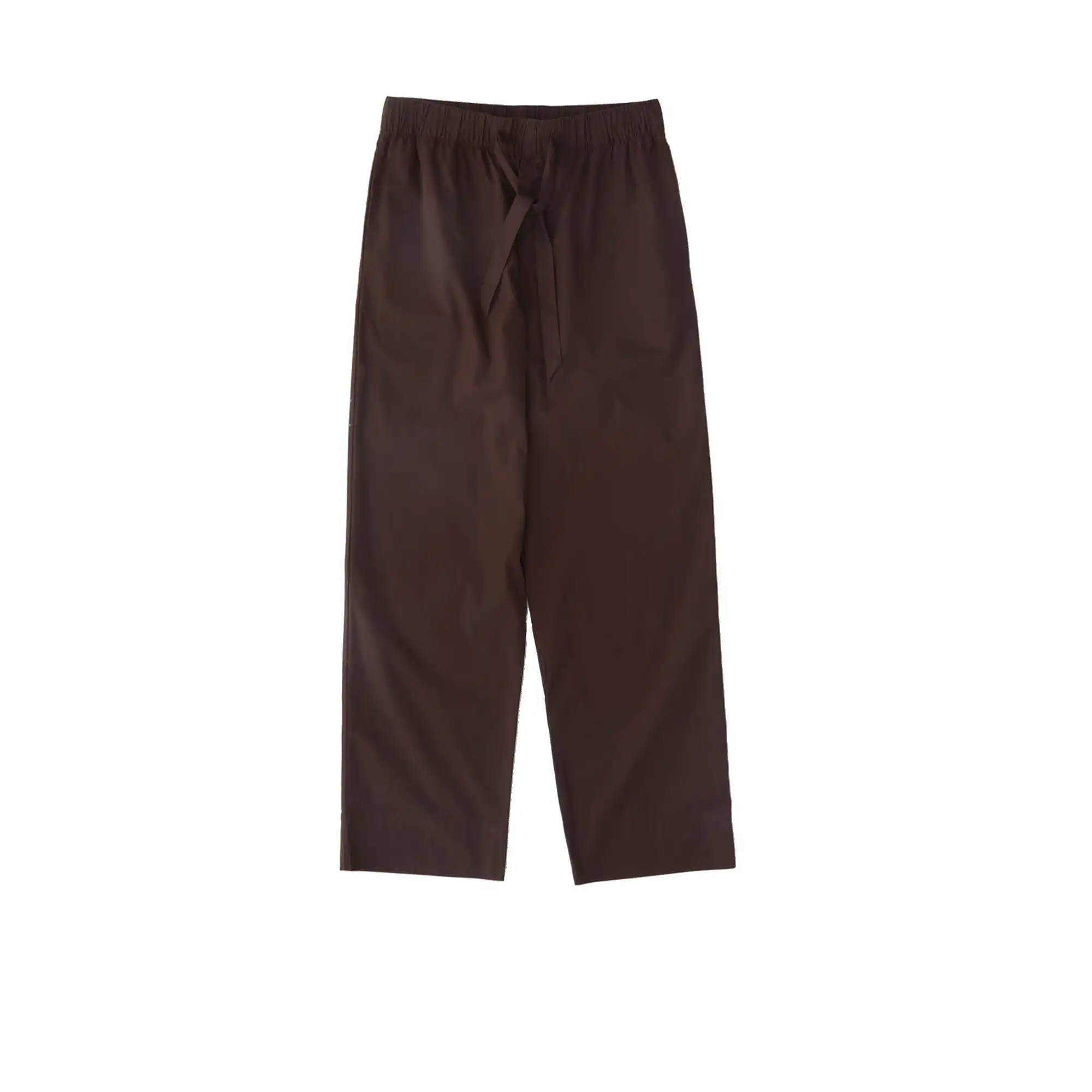 Cotton Poplin Coffee Pyjamas Pants XS