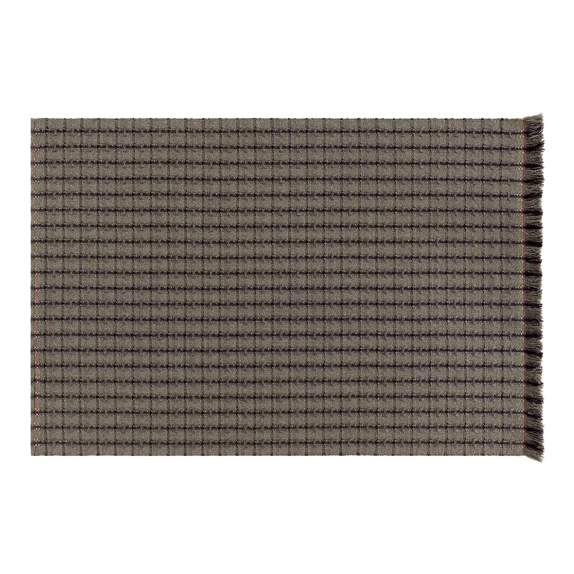 Garden Layers Rug - Checks Green