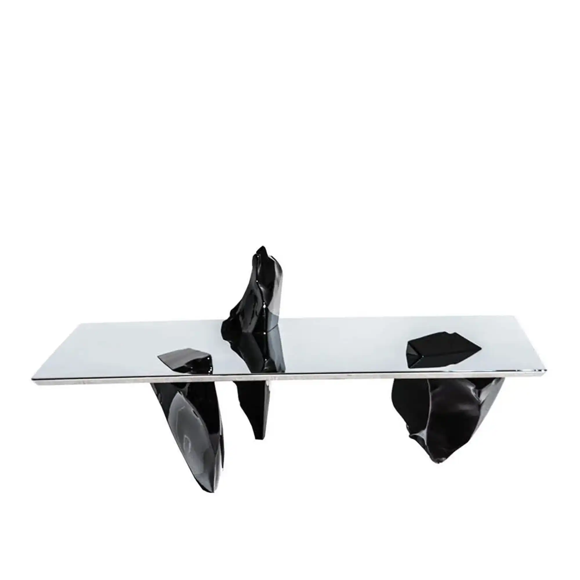 Sereno Coffee Table - Steel/Gold