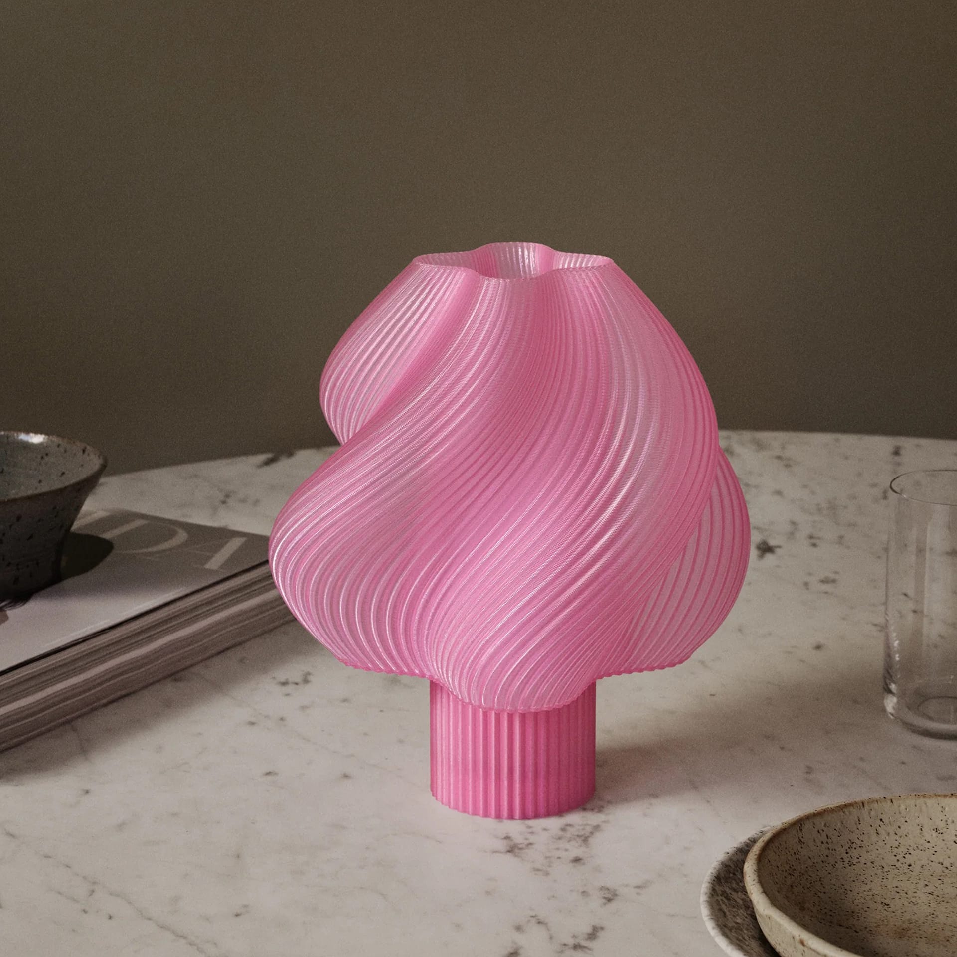 Soft Serve Lamp Portable - Rose Sorbet - Crème Atelier - NO GA
