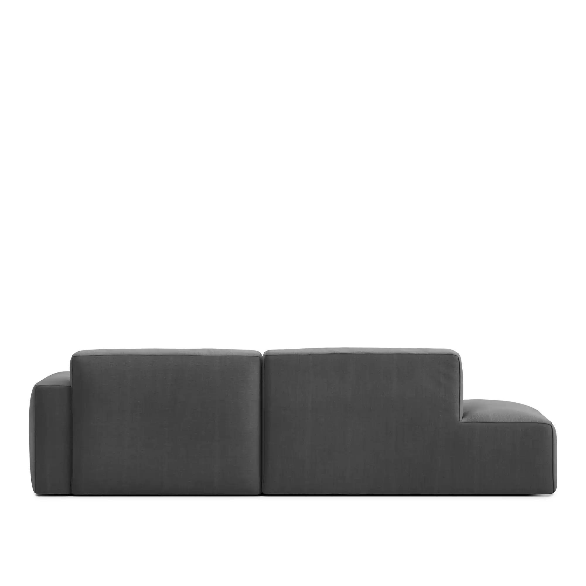 Brick 2-Seater Open End Left - Shadow Dark Grey