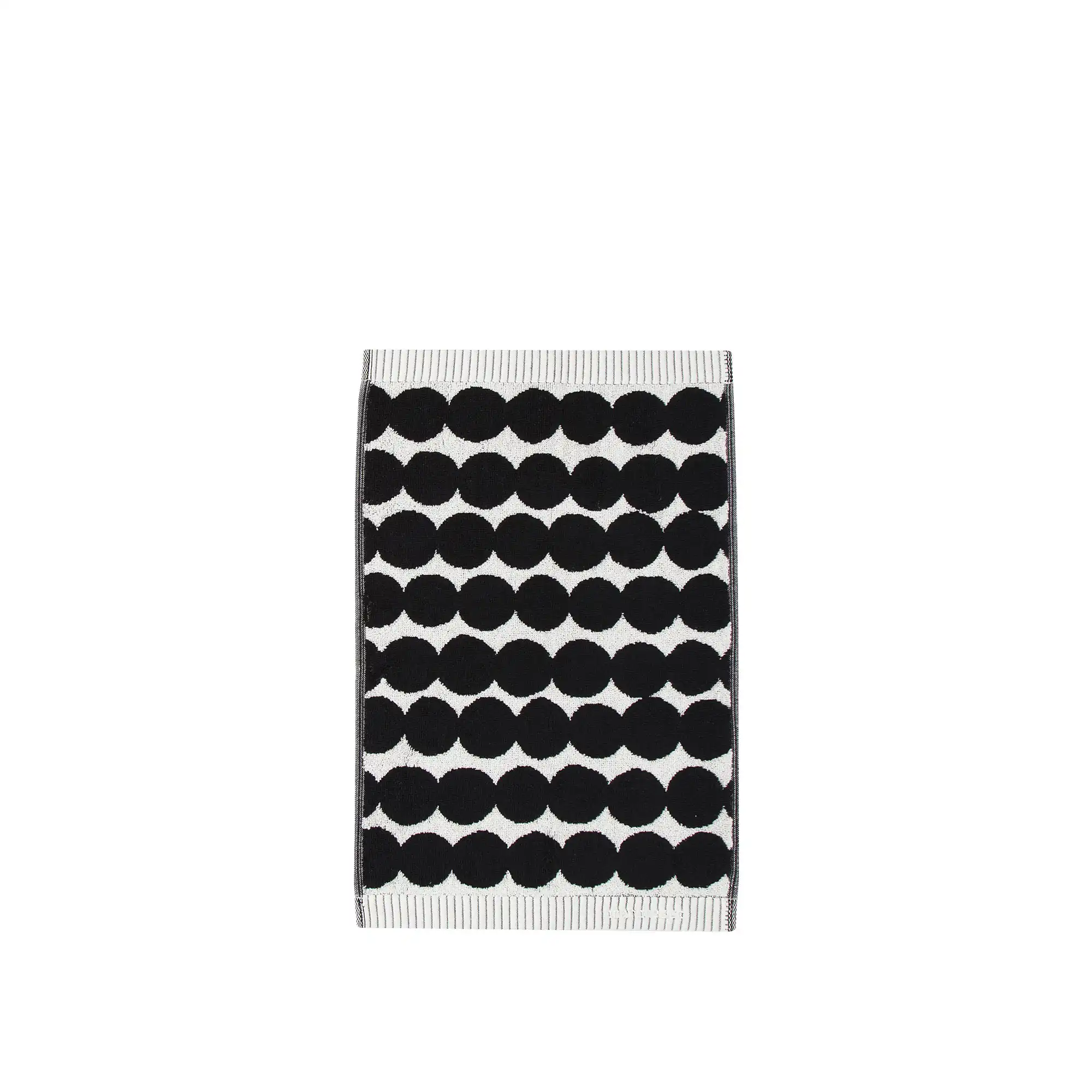 Räsymatto gästhandduk 30x50 white, black