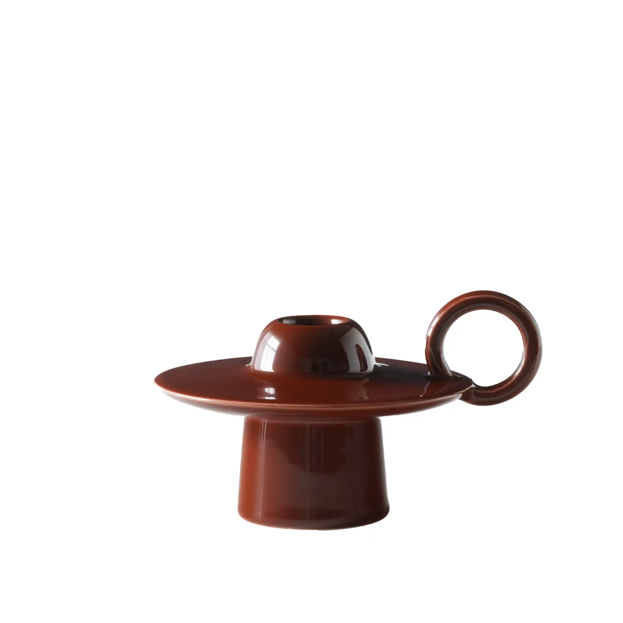Momento Candleholder JH39, Red Brown