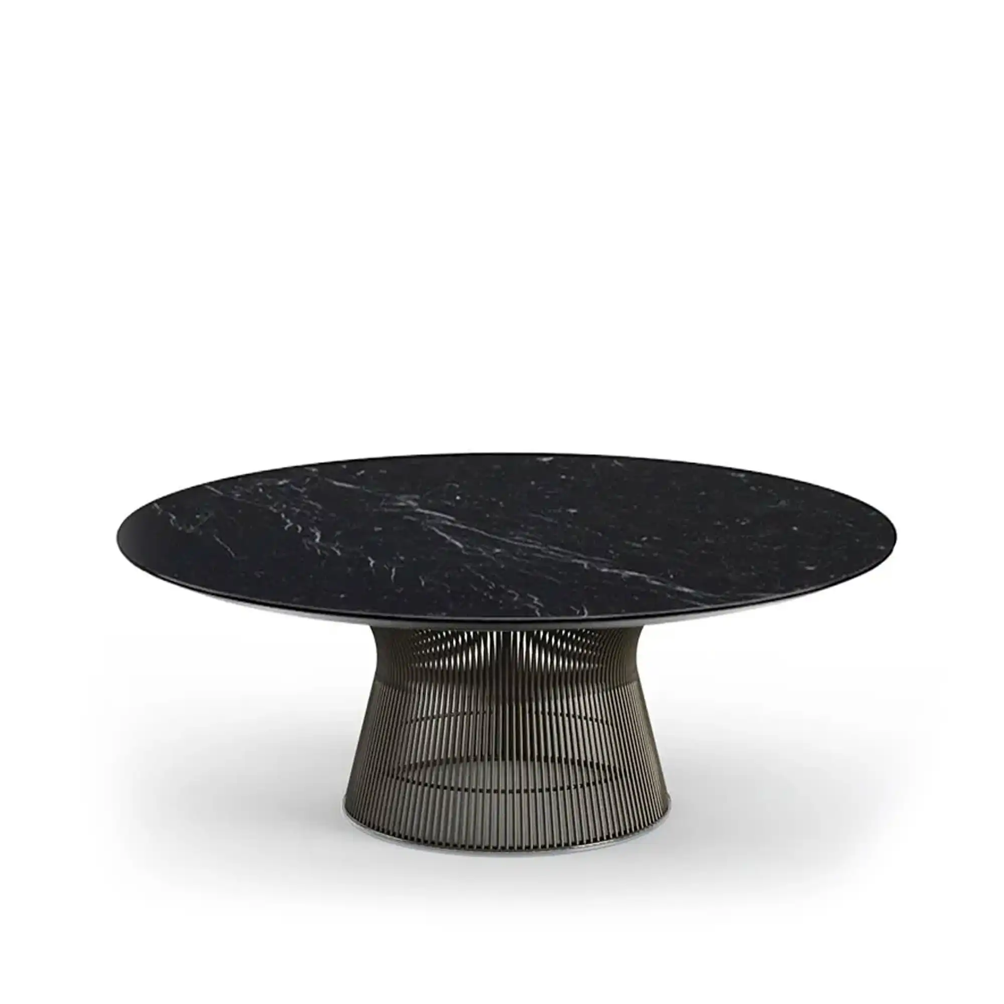 Platner soffbord Ø 92 cm Brons Metallic