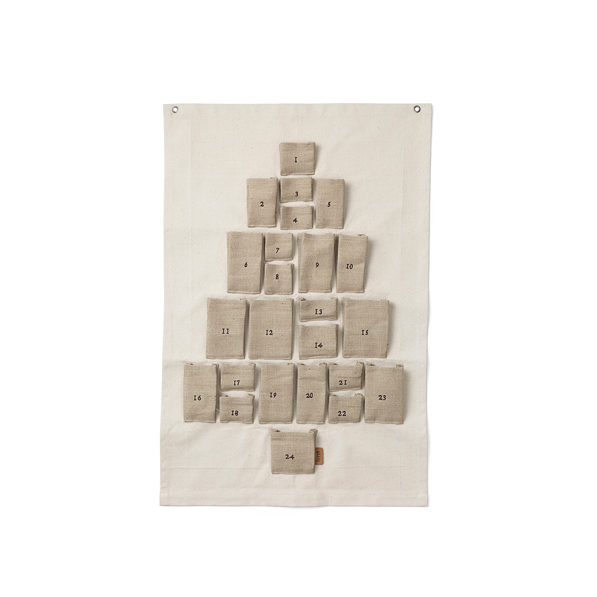Köp Pine Christmas Calendar Mini - Natural Från Ferm Living