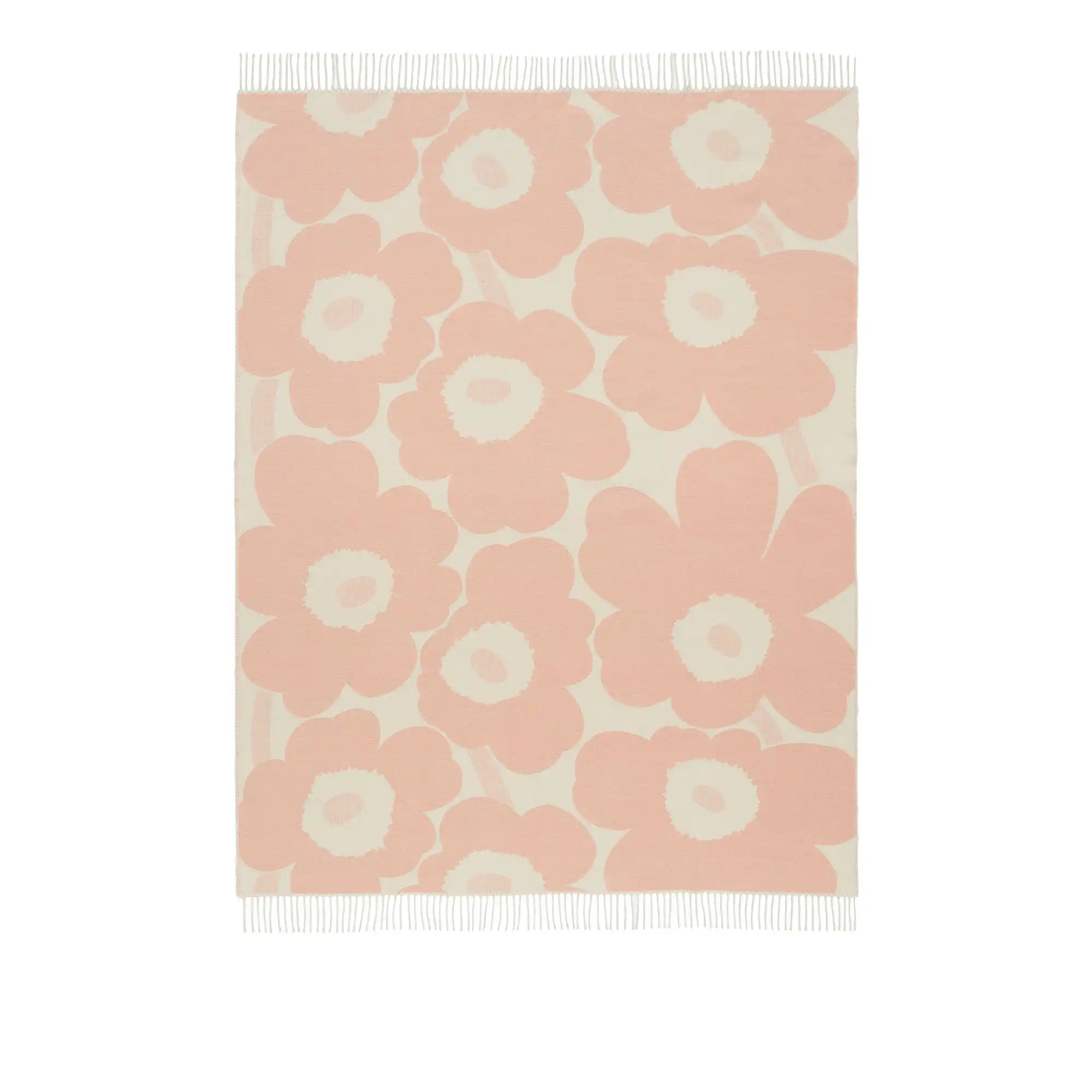 Unikko Jacquard Throw 130x180 Pink