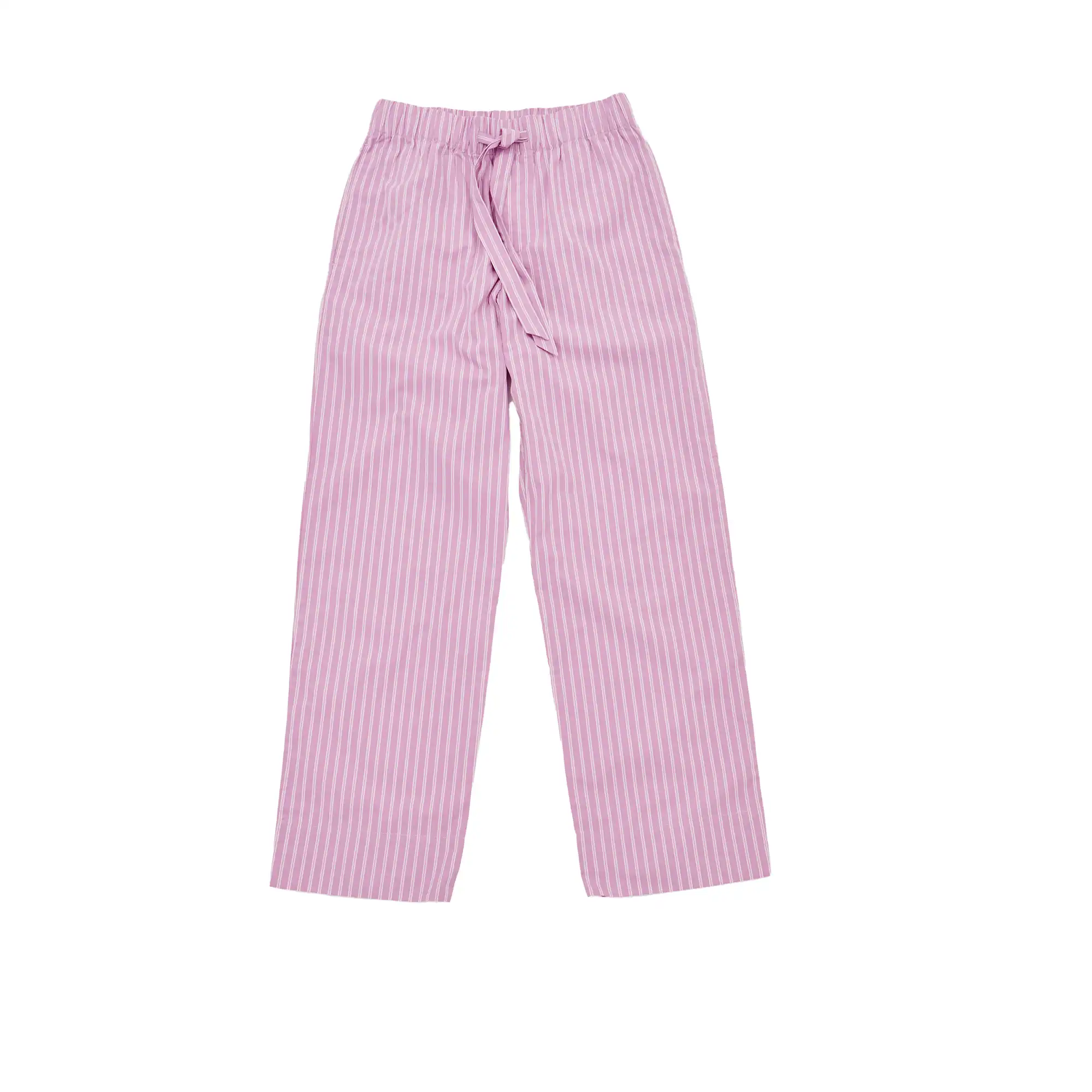 Poplin Pyjamas Pants Purple Pink Stripes