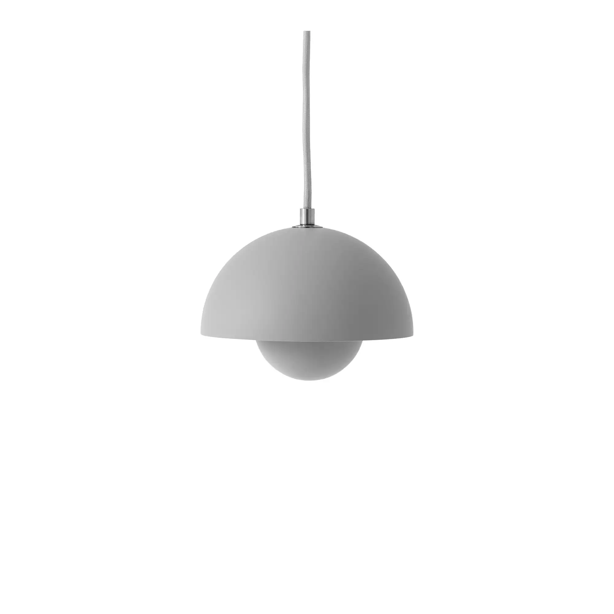 Flowerpot Pendant VP10, Matt Light Grey