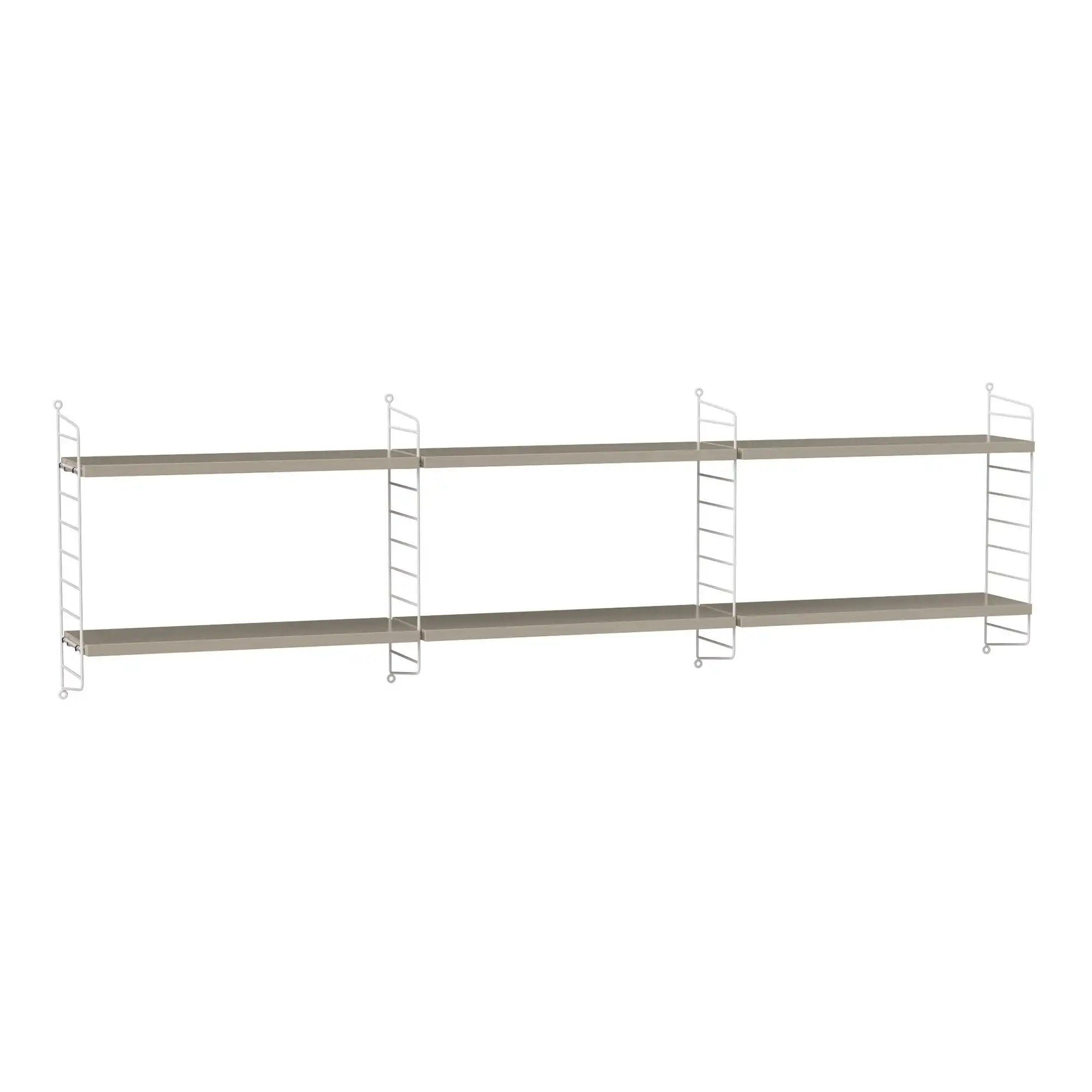Sovrum hyllsystem E beige/vit