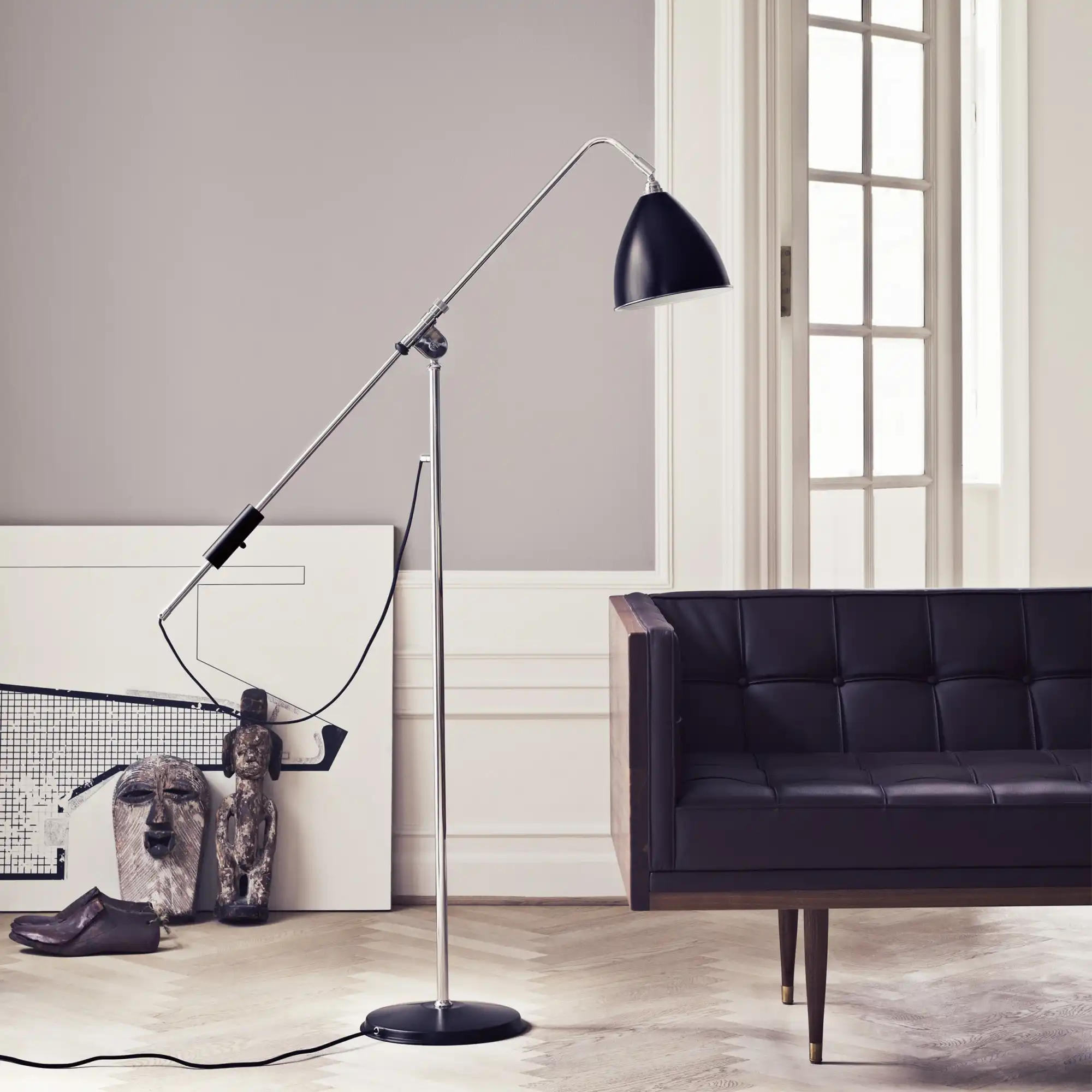 Bestlite BL4 golvlampa mässing