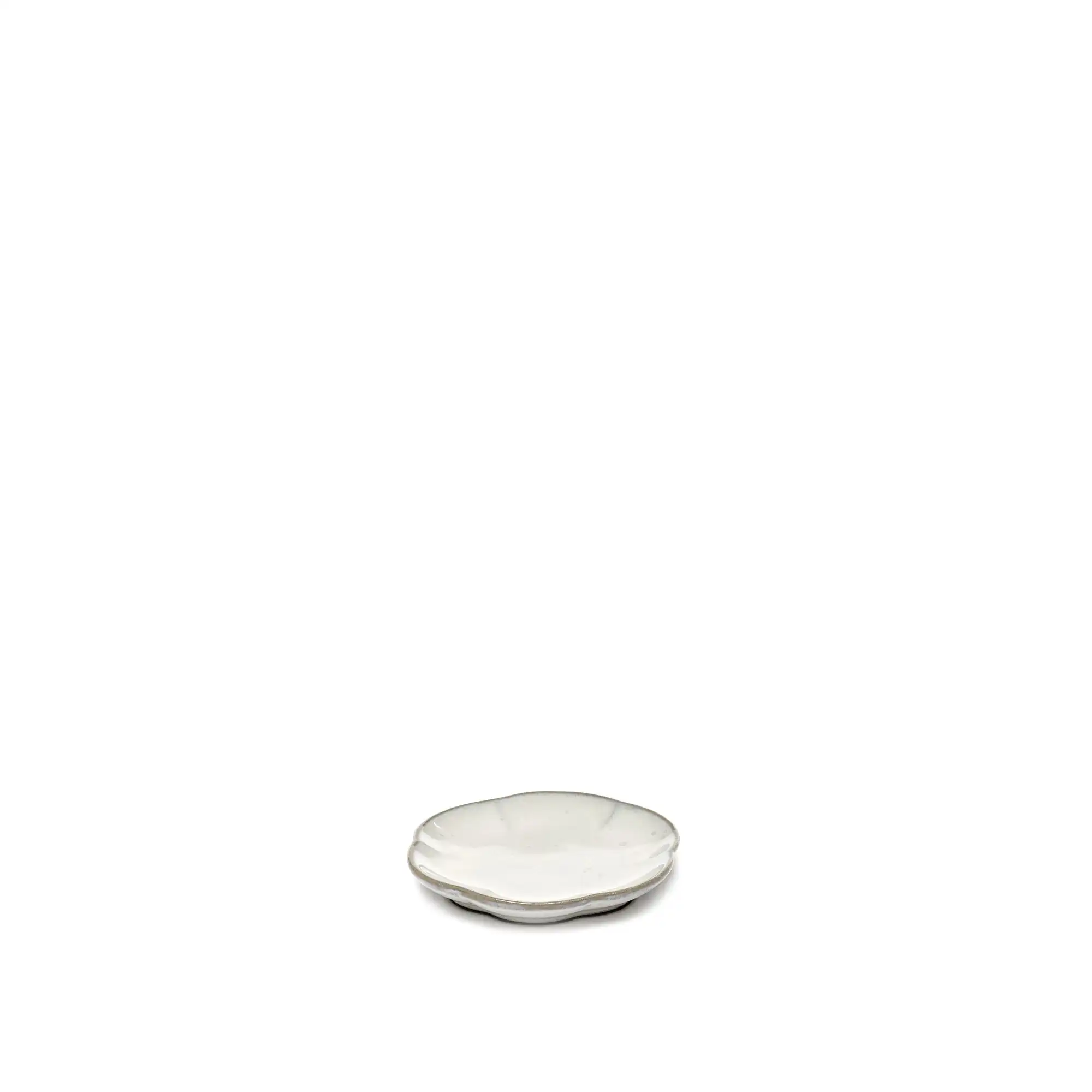 Inku Ribbed Plate - White